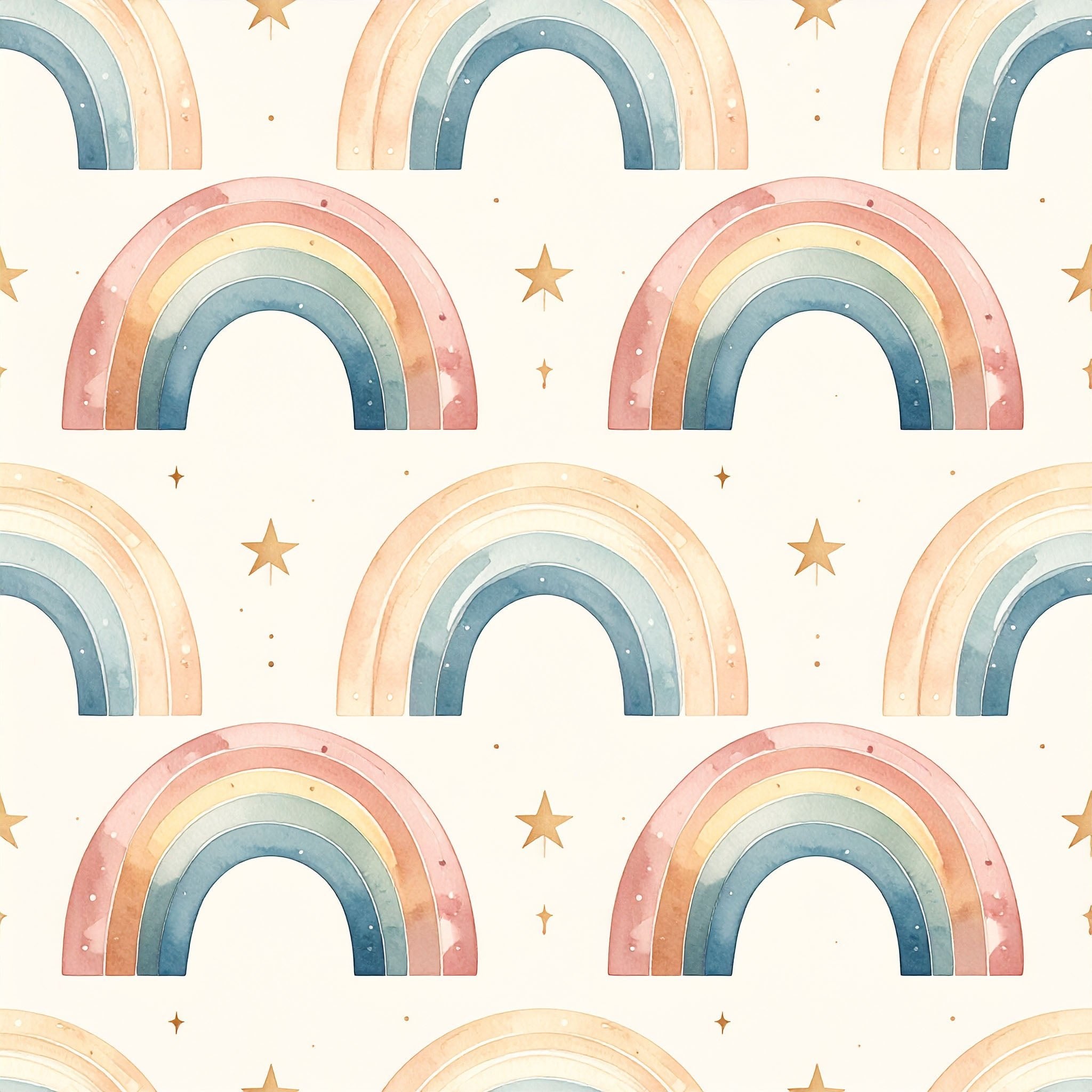 Floating Arc Rainbows Wallpaper Peel and Stick Wallpaper | Accent Haus