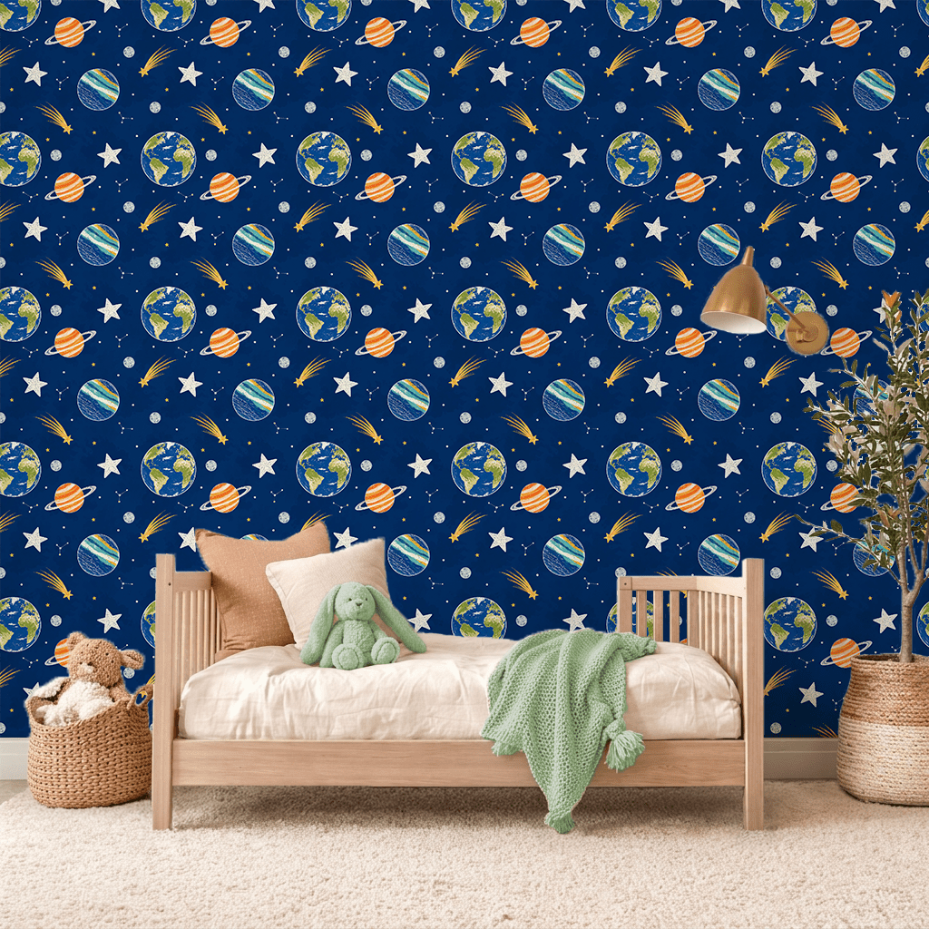 Orbit & Wonder Wallpaper Peel and Stick Wallpaper | Accent Haus