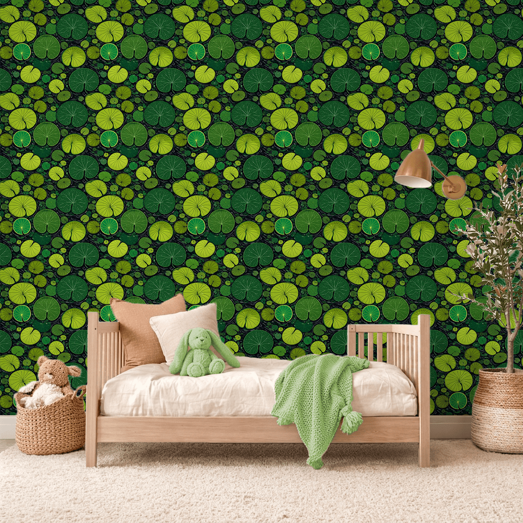 Moon Pond Wallpaper Peel and Stick Wallpaper | Accent Haus