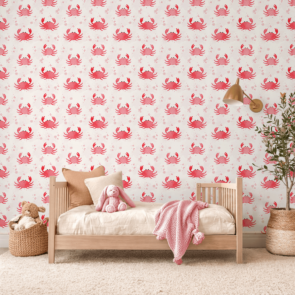 Blushing Tidal Parade Wallpaper Peel and Stick Wallpaper | Accent Haus