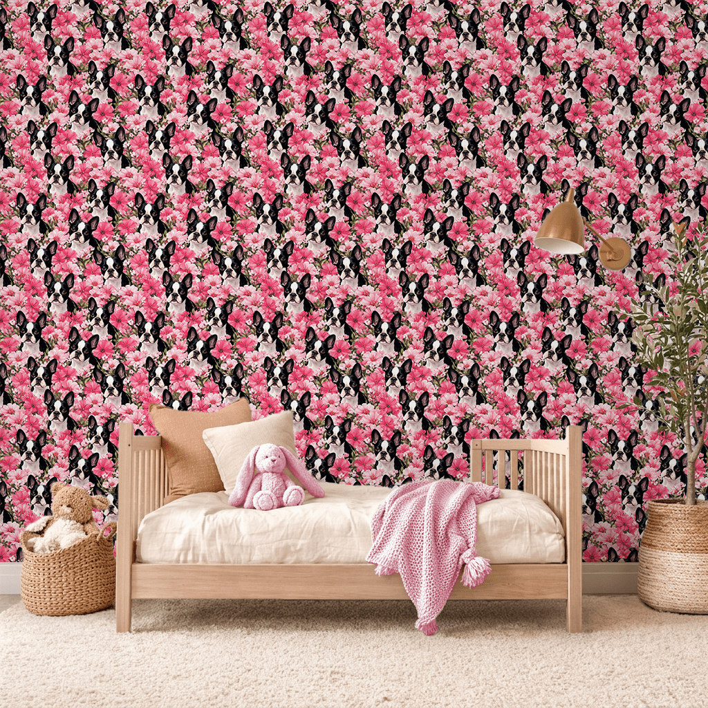 Petals & Paws Harmony Wallpaper Peel and Stick Wallpaper | Accent Haus
