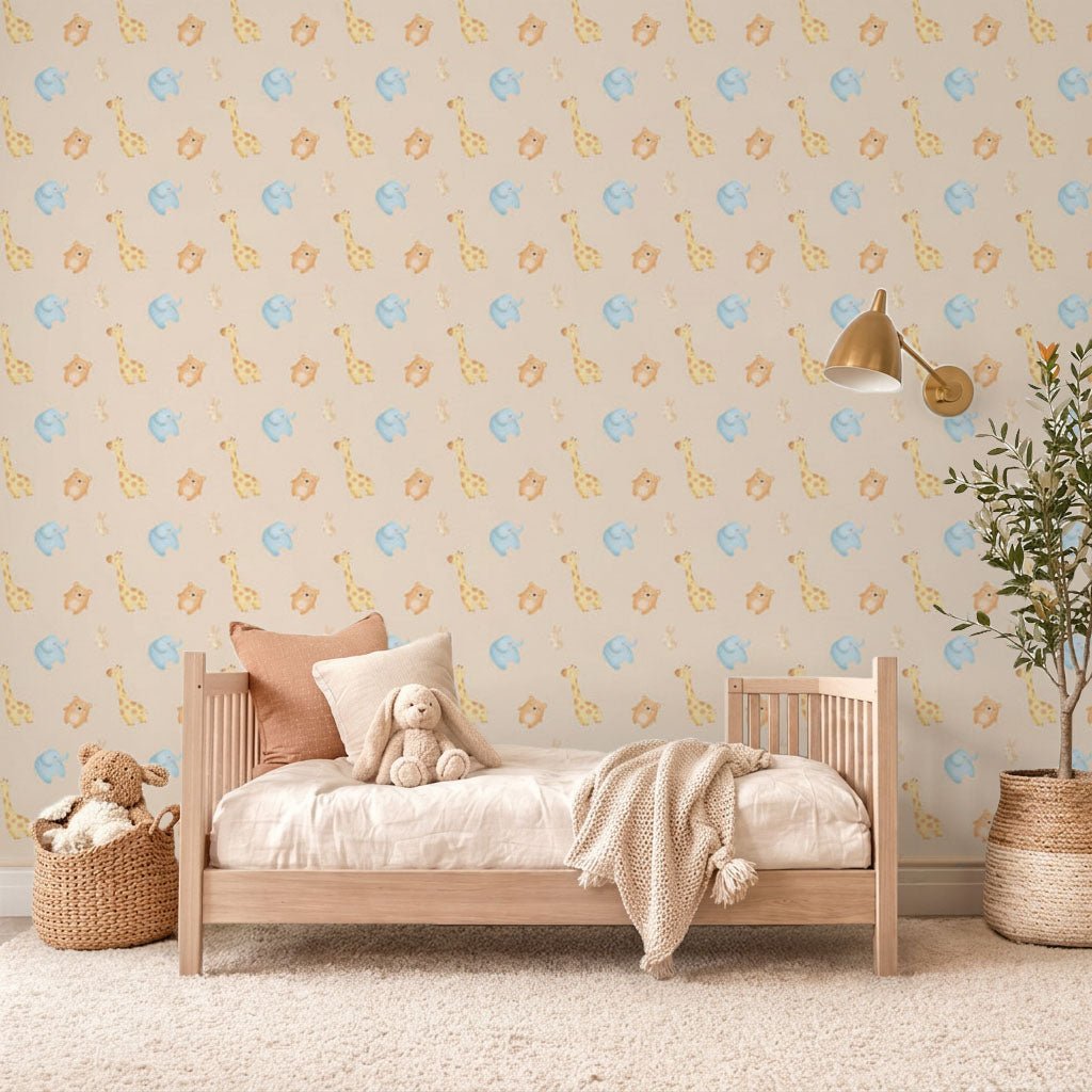 Floating Friends Parade Wallpaper Peel and Stick Wallpaper | Accent Haus