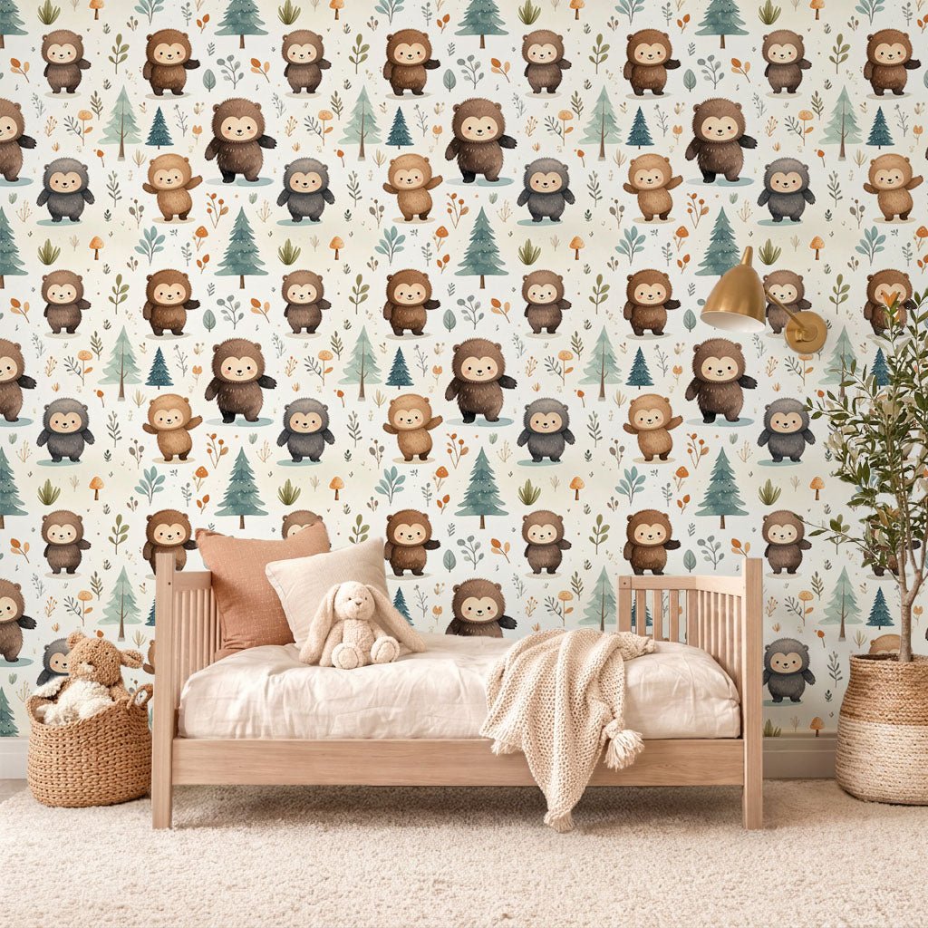 Sasquatch Gentle Trails Wallpaper Peel and Stick Wallpaper | Accent Haus