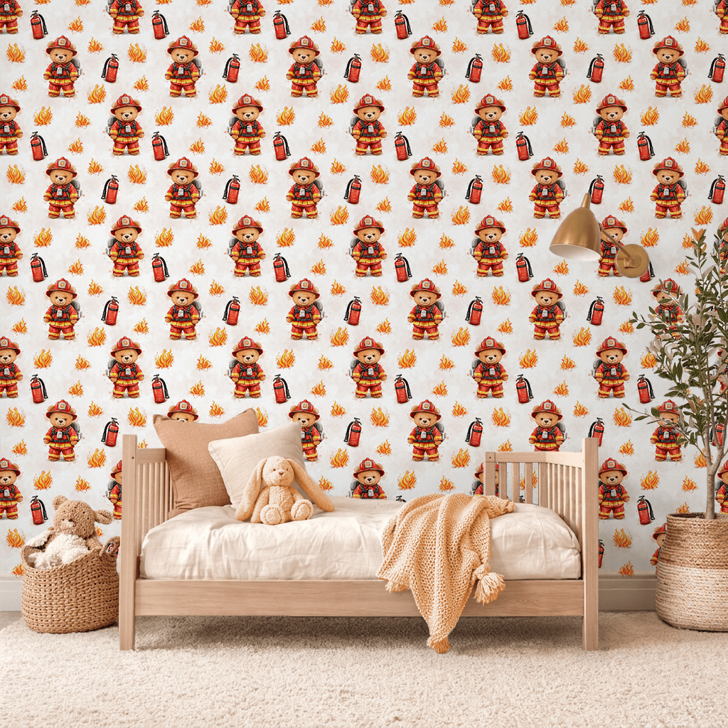 Brave Little Heroes Wallpaper Peel and Stick Wallpaper | Accent Haus