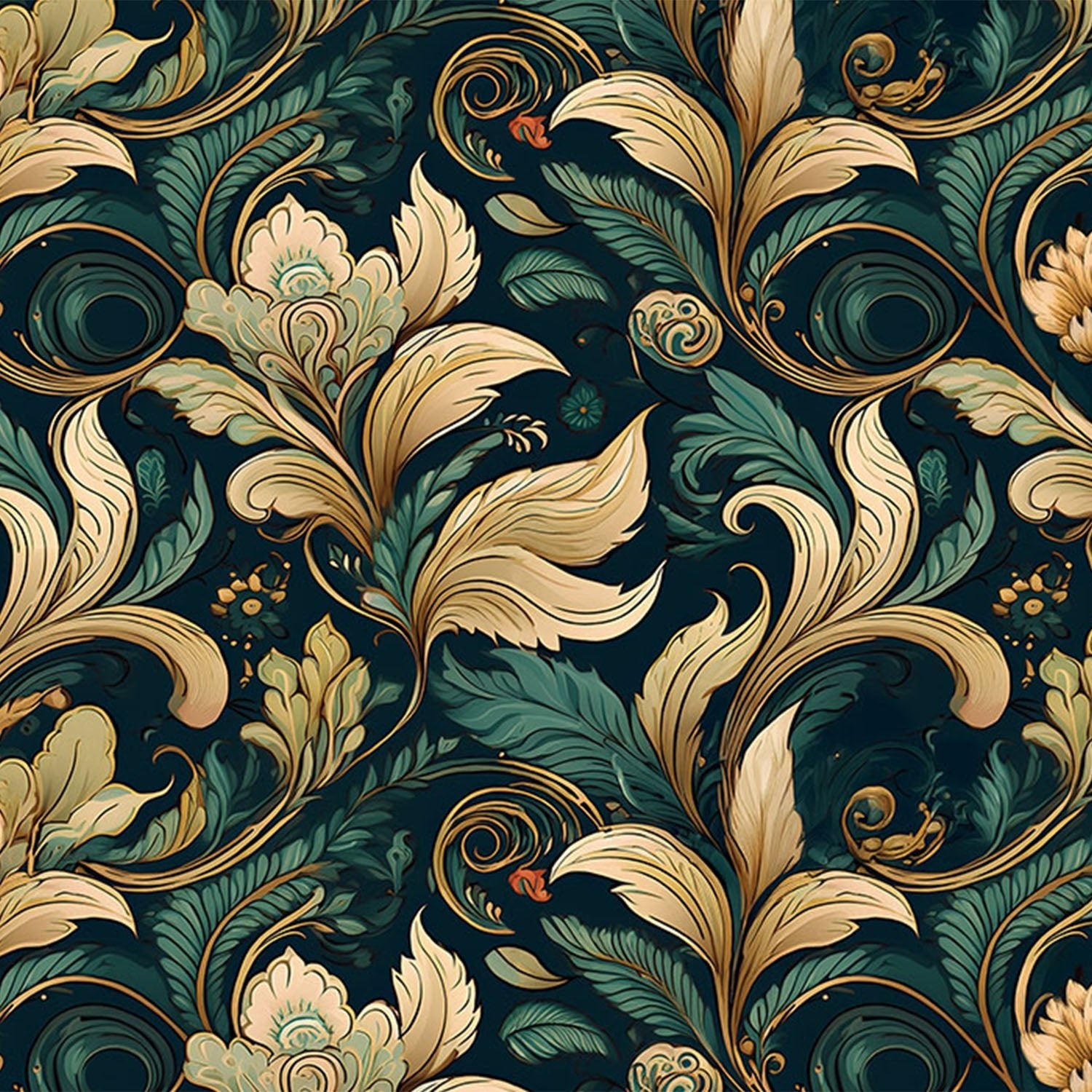 Midnight Majesty Wallpaper Peel and Stick Wallpaper | Accent Haus