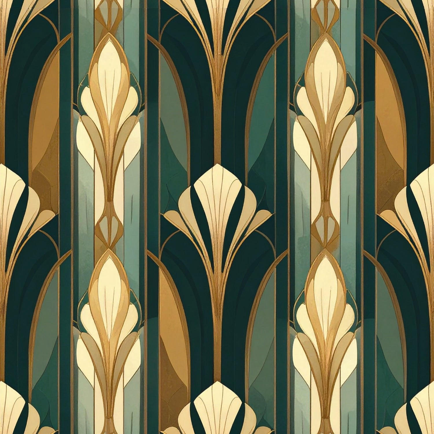 Vintage Glamour & Deco Wallpaper Peel and Stick Wallpaper | Accent Haus