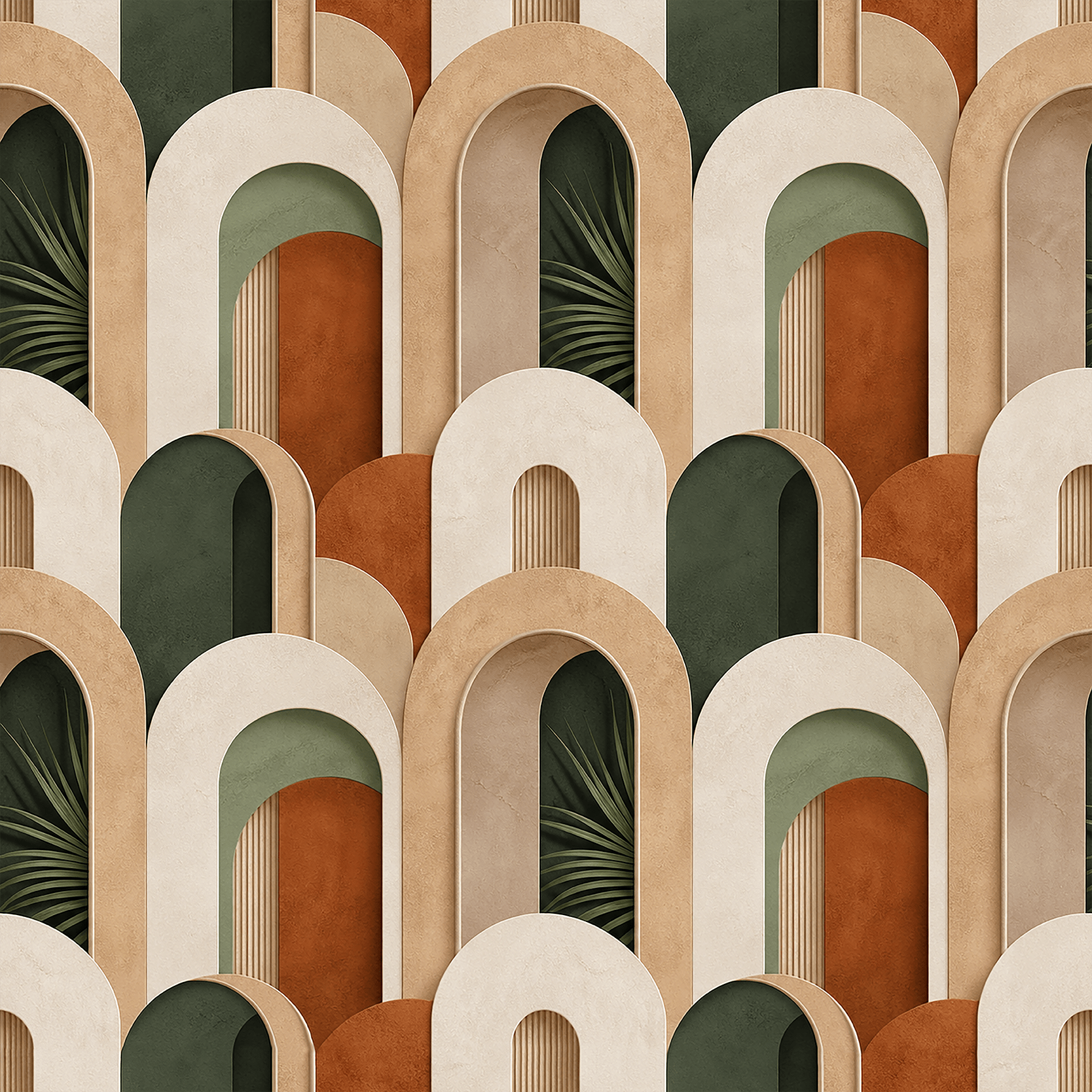 Tonal Arch Pattern Wallpaper Peel and Stick Wallpaper | Accent Haus