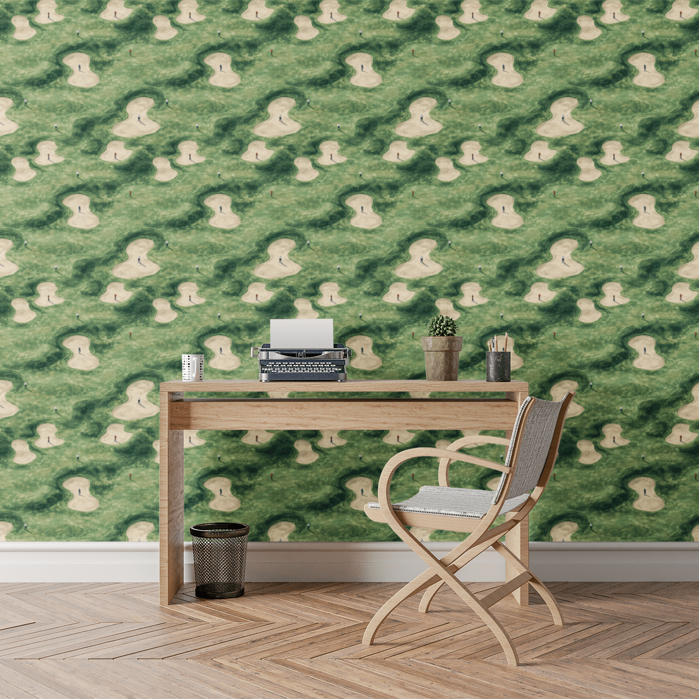 Quiet Fairways Wallpaper Peel and Stick Wallpaper | Accent Haus