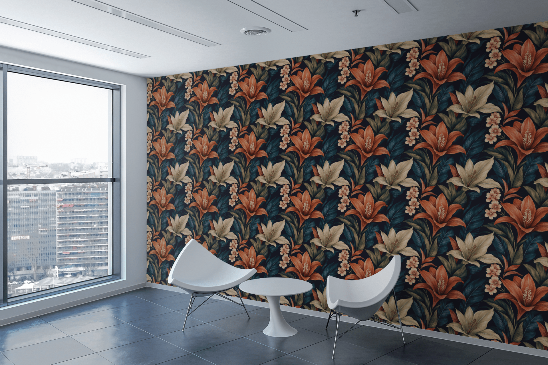 Botanical Shadow Wallpaper Peel and Stick Wallpaper | Accent Haus