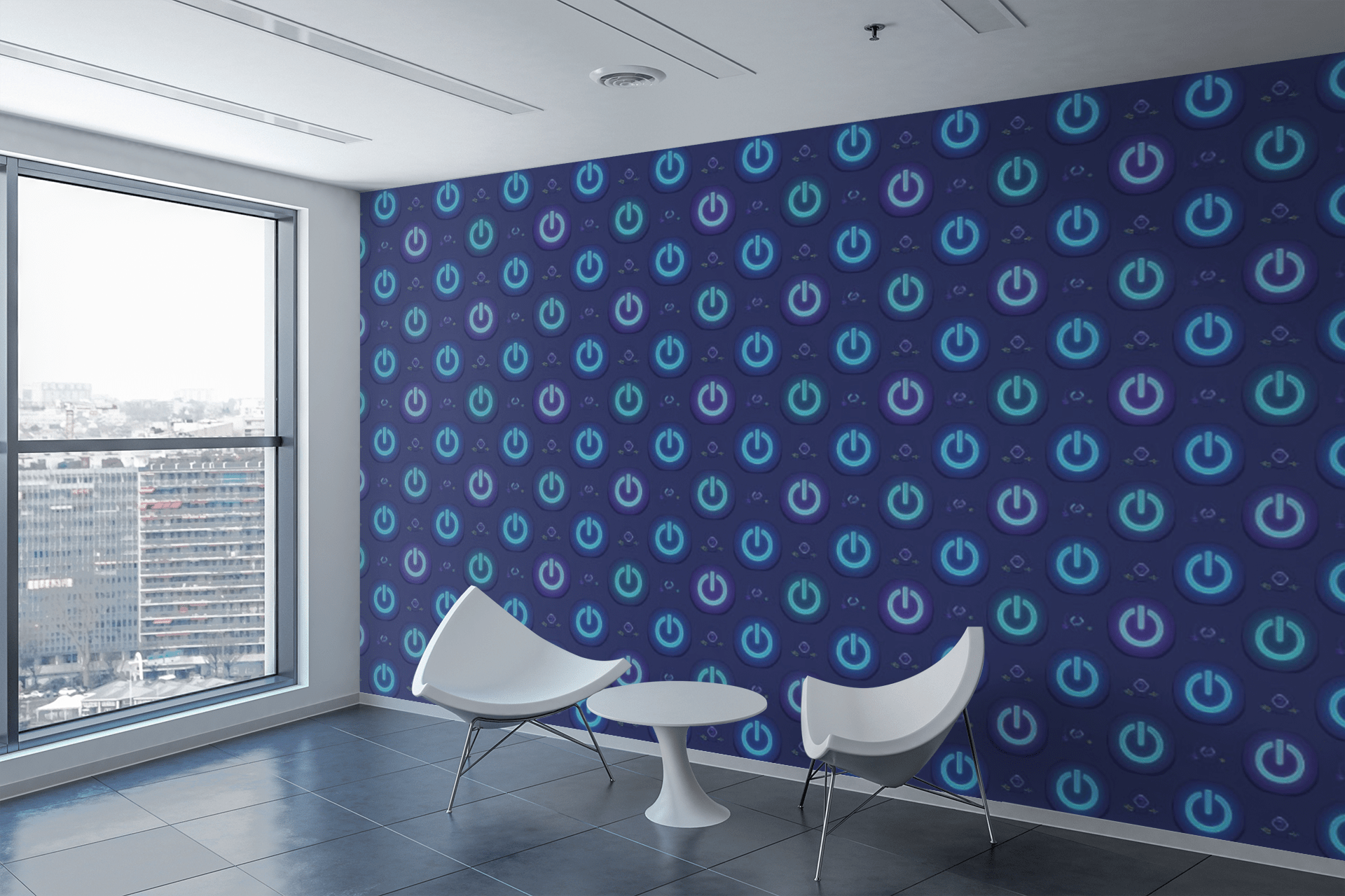 Power Up Pulse Wallpaper Peel and Stick Wallpaper | Accent Haus