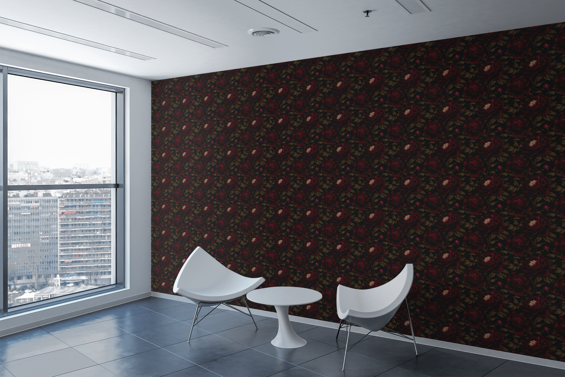 Midnight Botanica Wallpaper Peel and Stick Wallpaper | Accent Haus