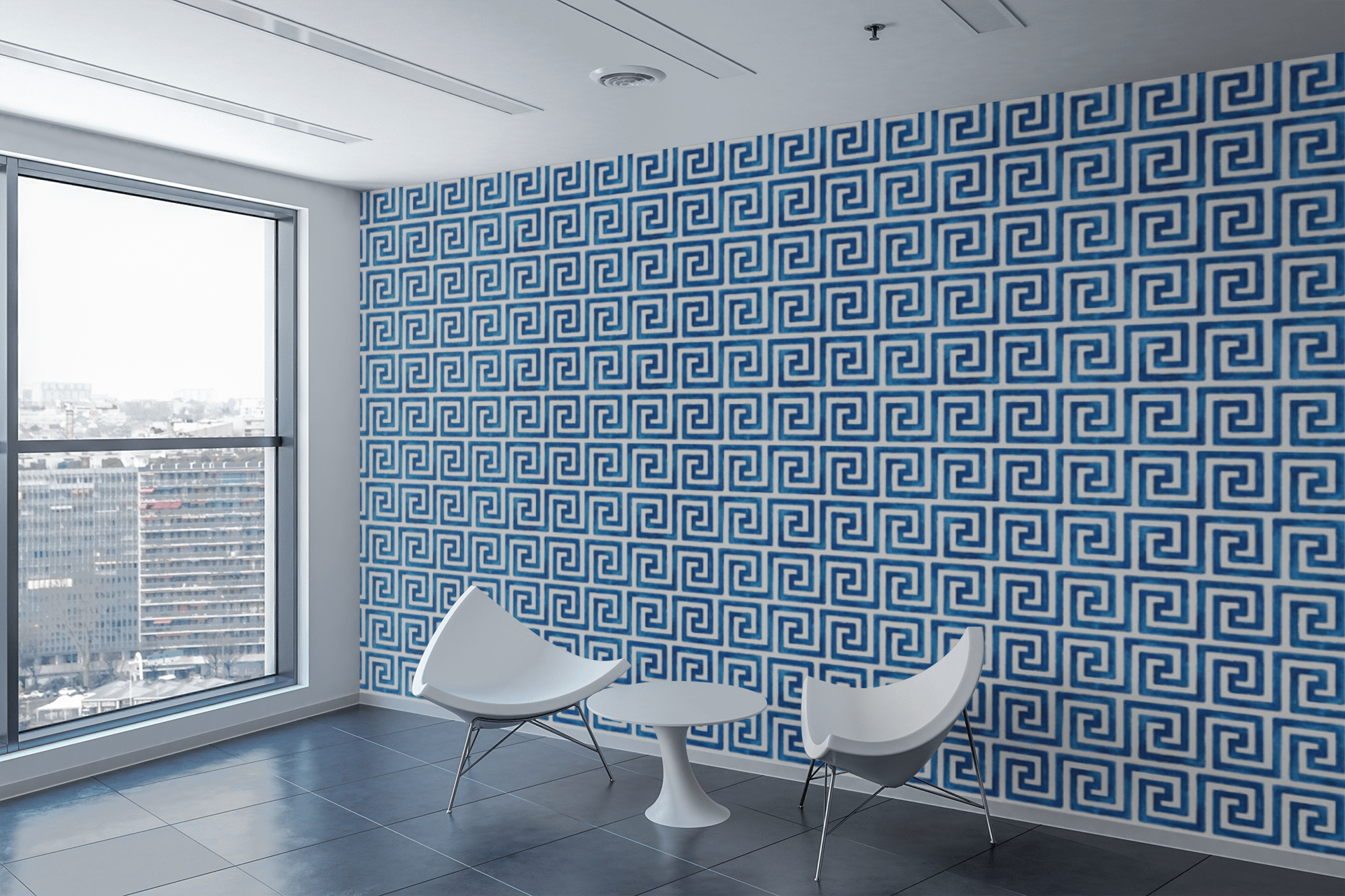 Greek Key Wallpaper Peel and Stick Wallpaper | Accent Haus