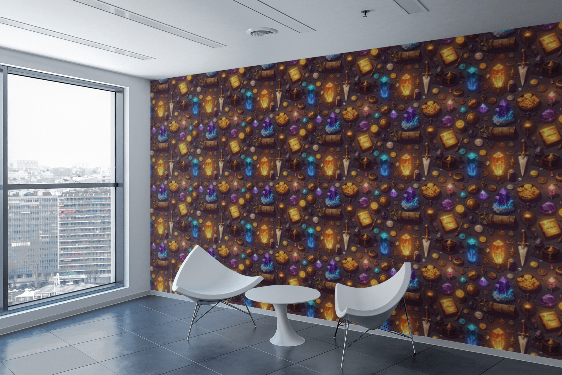 Treasure Artifact Atlas Wallpaper Peel and Stick Wallpaper | Accent Haus