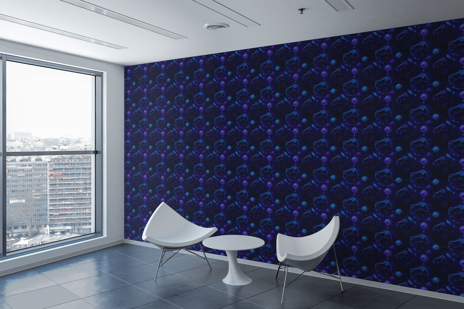 Gamer Energy Circuit Wallpaper Peel and Stick Wallpaper | Accent Haus