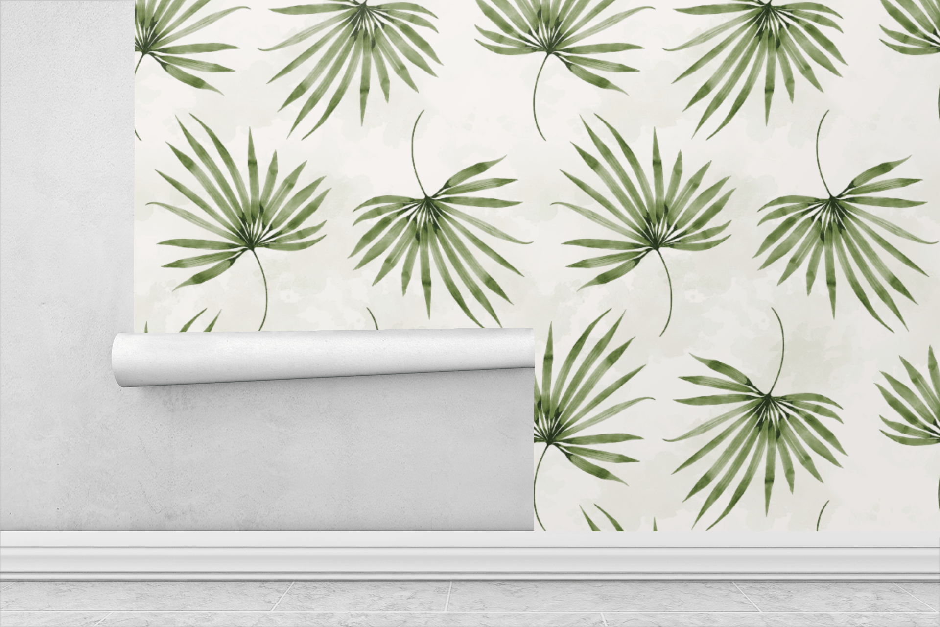 Palm Society Wallpaper Peel and Stick Wallpaper | Accent Haus