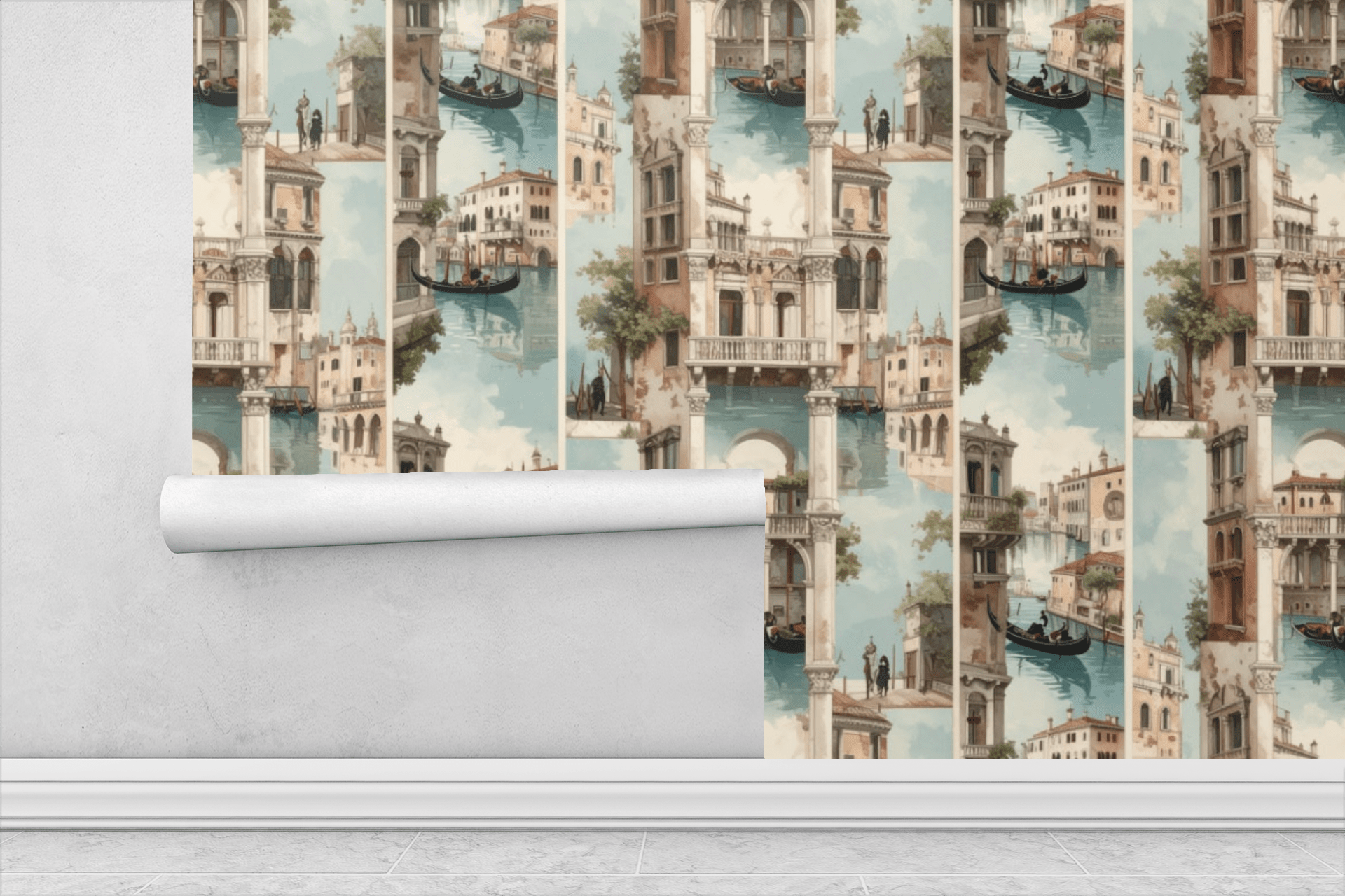 Venetian Window Stacks Wallpaper Peel and Stick Wallpaper | Accent Haus