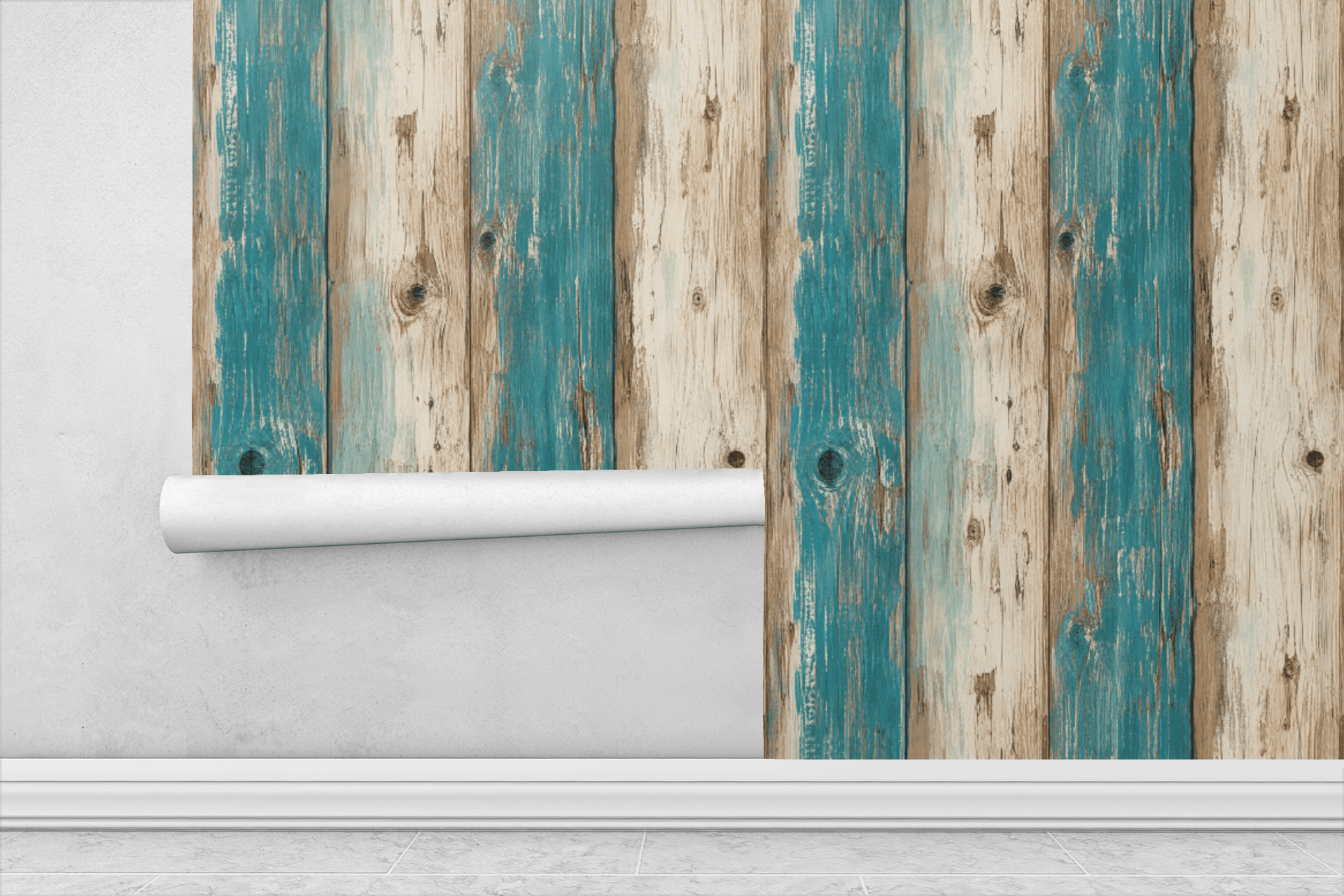 Driftwood Canvas Wallpaper Peel and Stick Wallpaper | Accent Haus