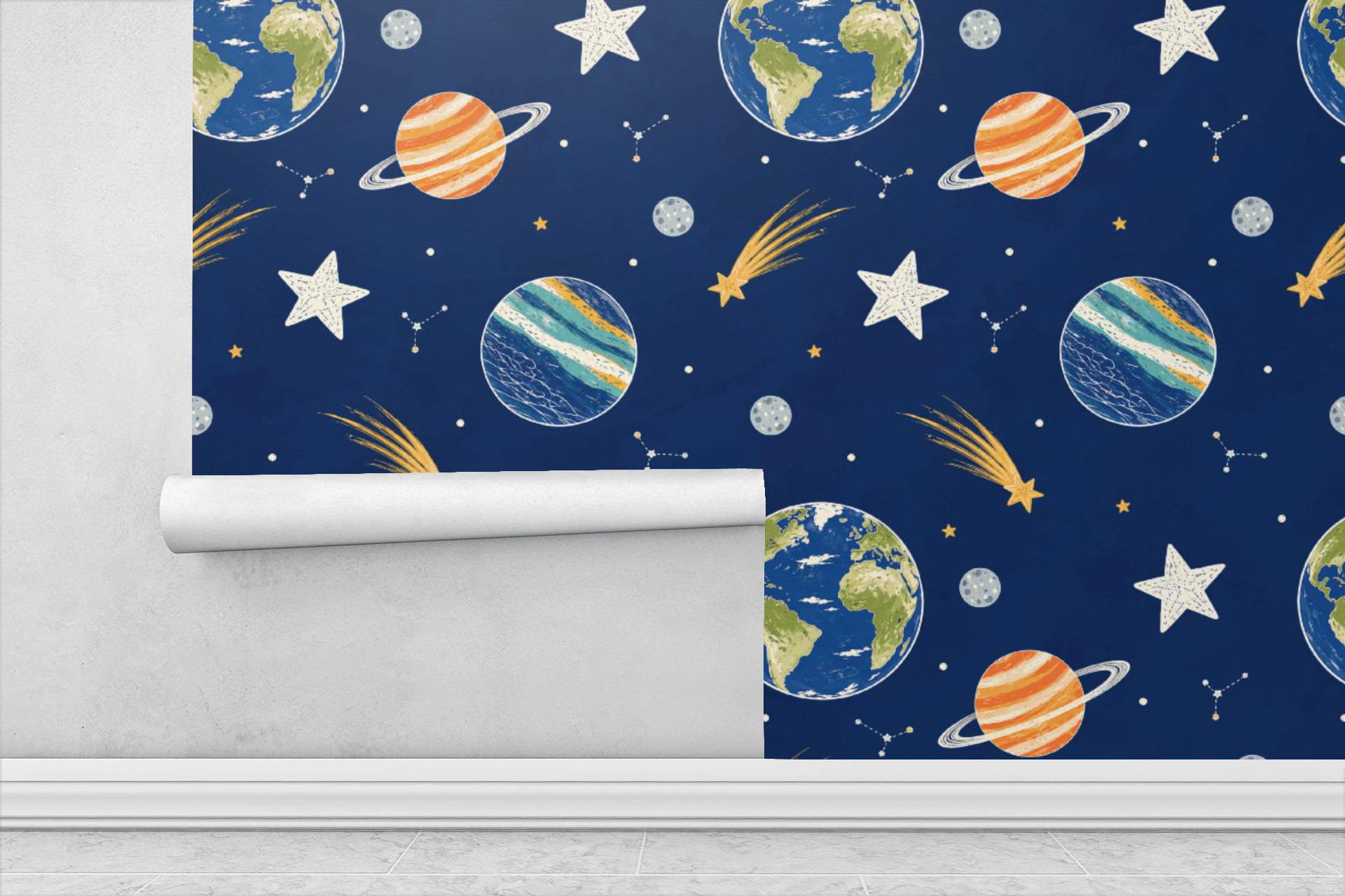 Orbit & Wonder Wallpaper Peel and Stick Wallpaper | Accent Haus