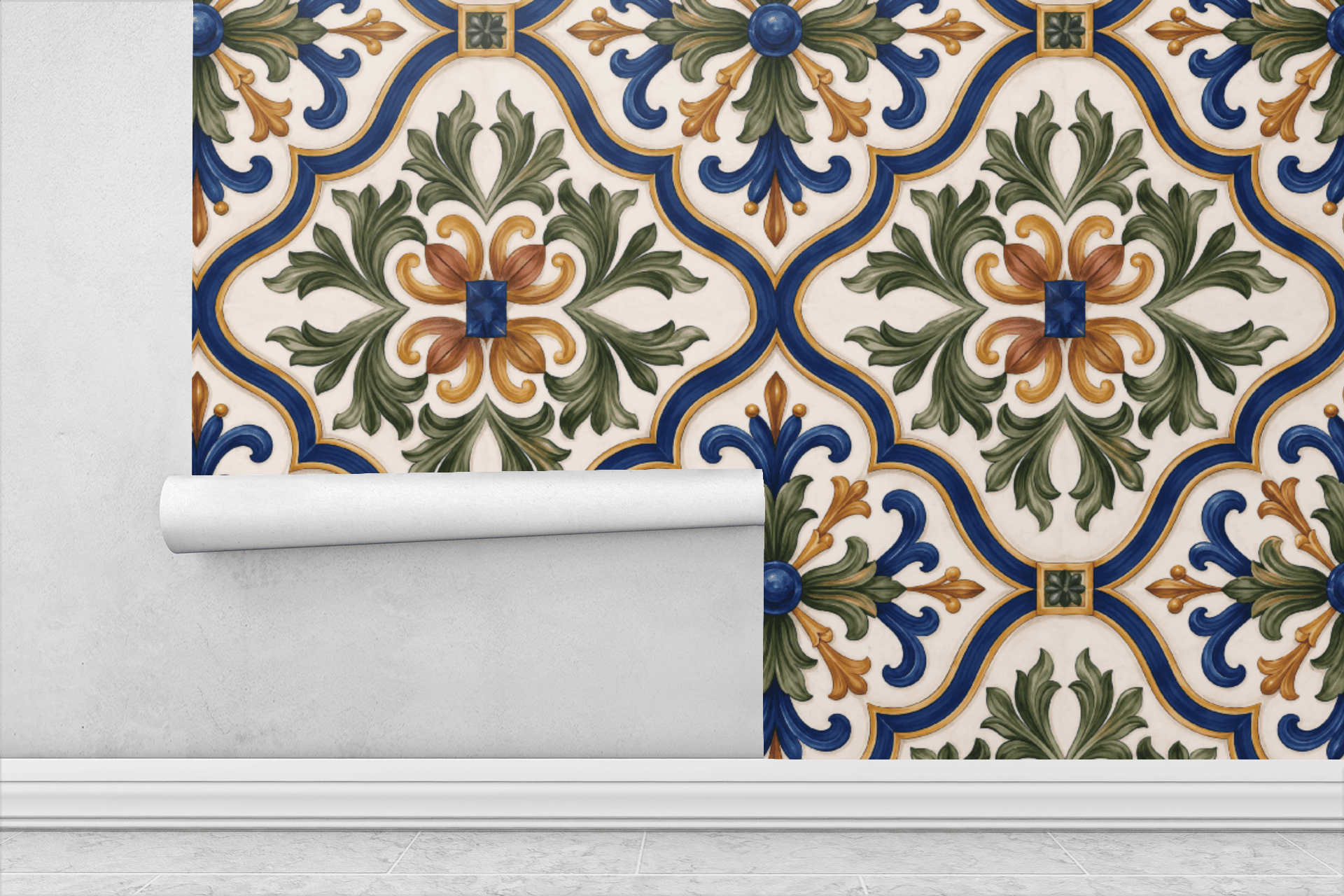 Verona Tile Wallpaper Peel and Stick Wallpaper | Accent Haus
