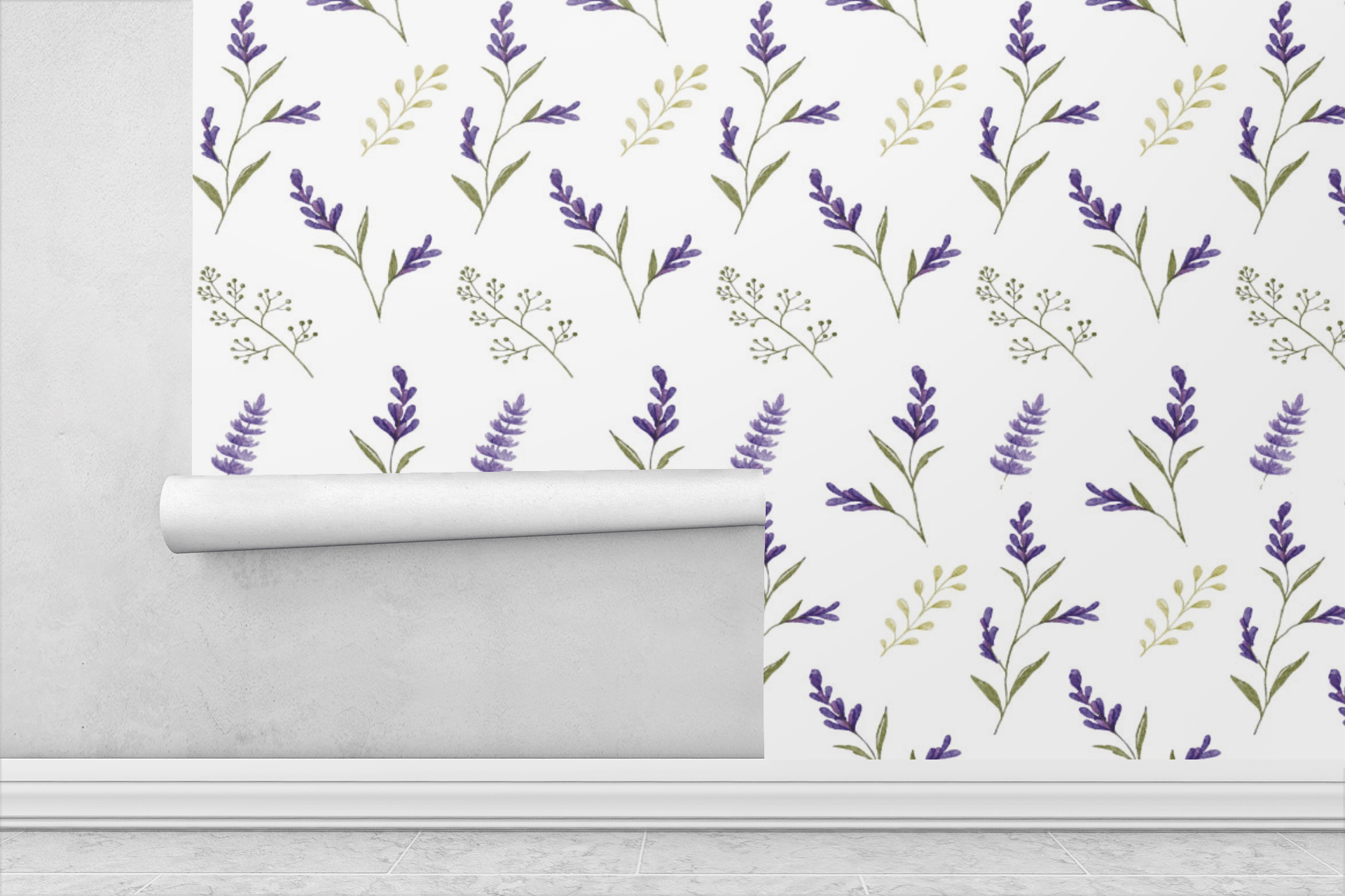 Lavender Love Wallpaper Peel and Stick Wallpaper | Accent Haus