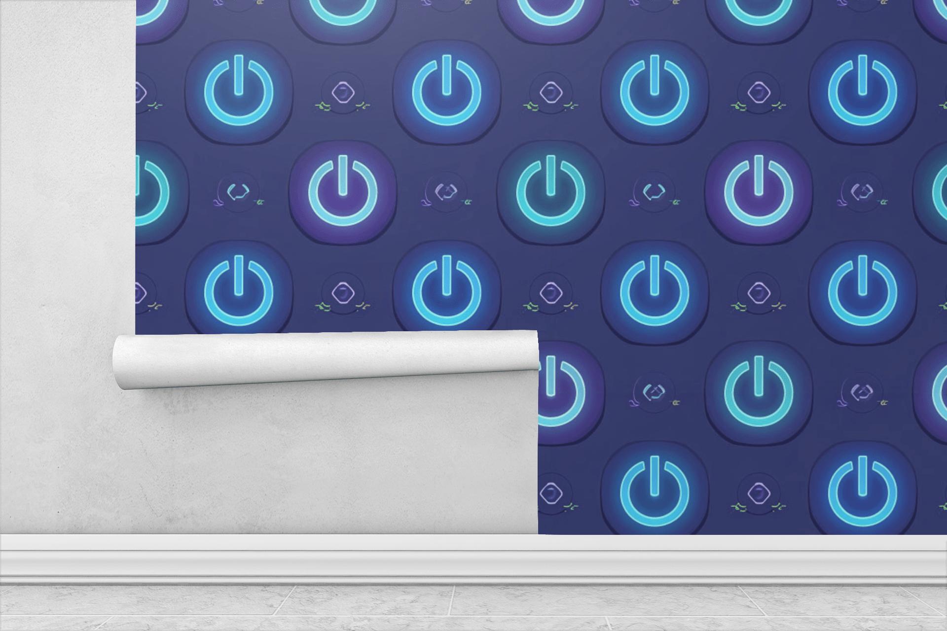 Power Up Pulse Wallpaper Peel and Stick Wallpaper | Accent Haus