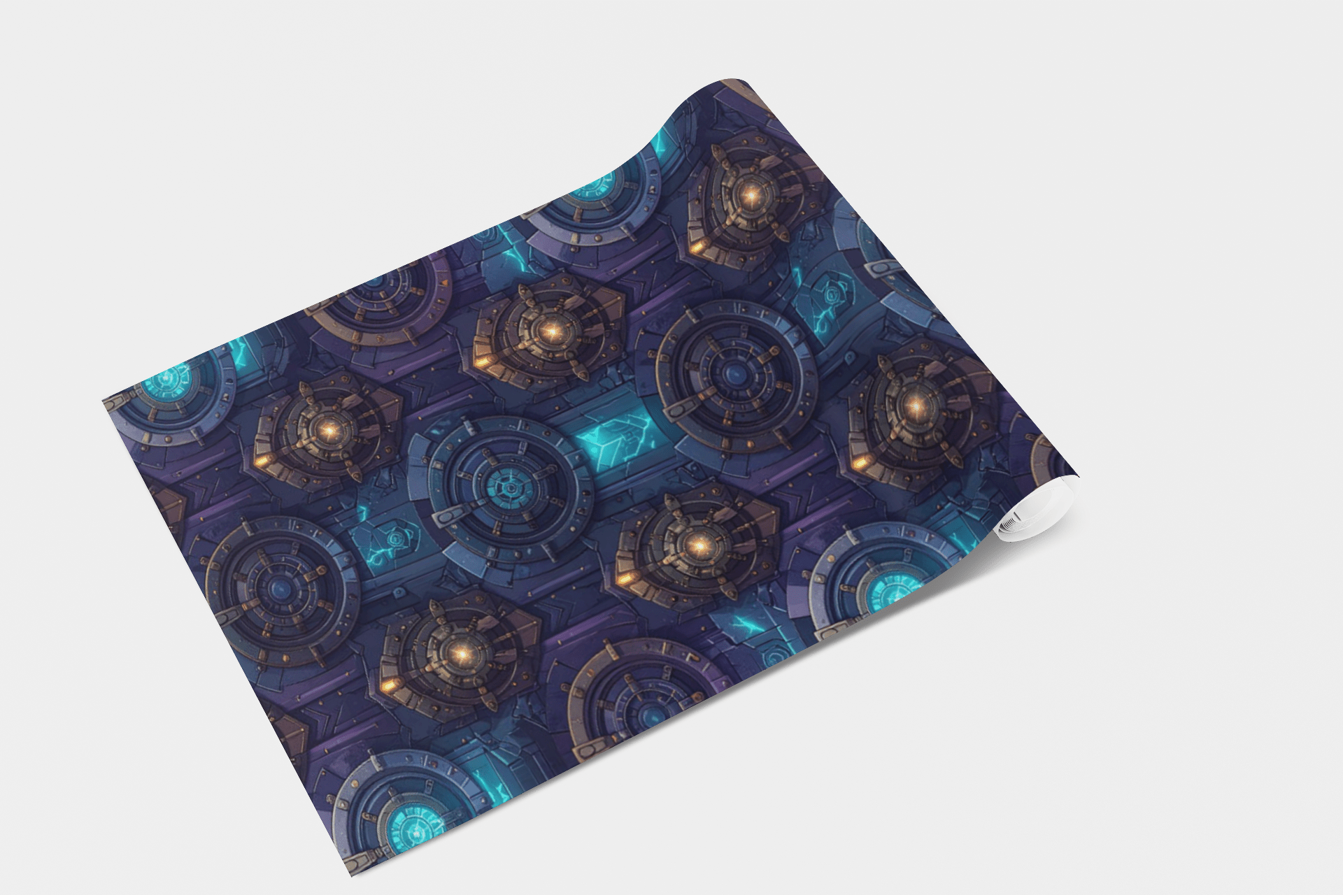 Reward Vault Interface Wallpaper Peel and Stick Wallpaper | Accent Haus