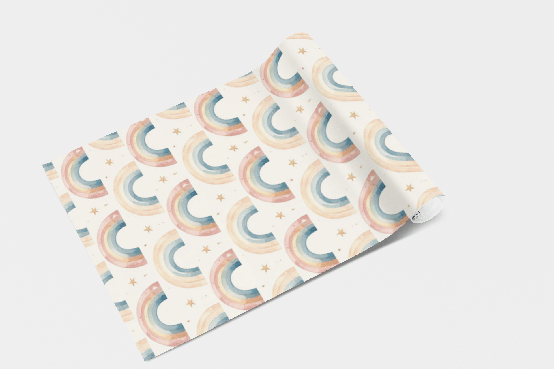 Floating Arc Rainbows Wallpaper Peel and Stick Wallpaper | Accent Haus