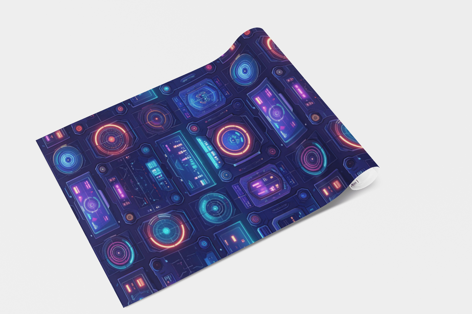 Galactic Command Console Wallpaper Peel and Stick Wallpaper | Accent Haus