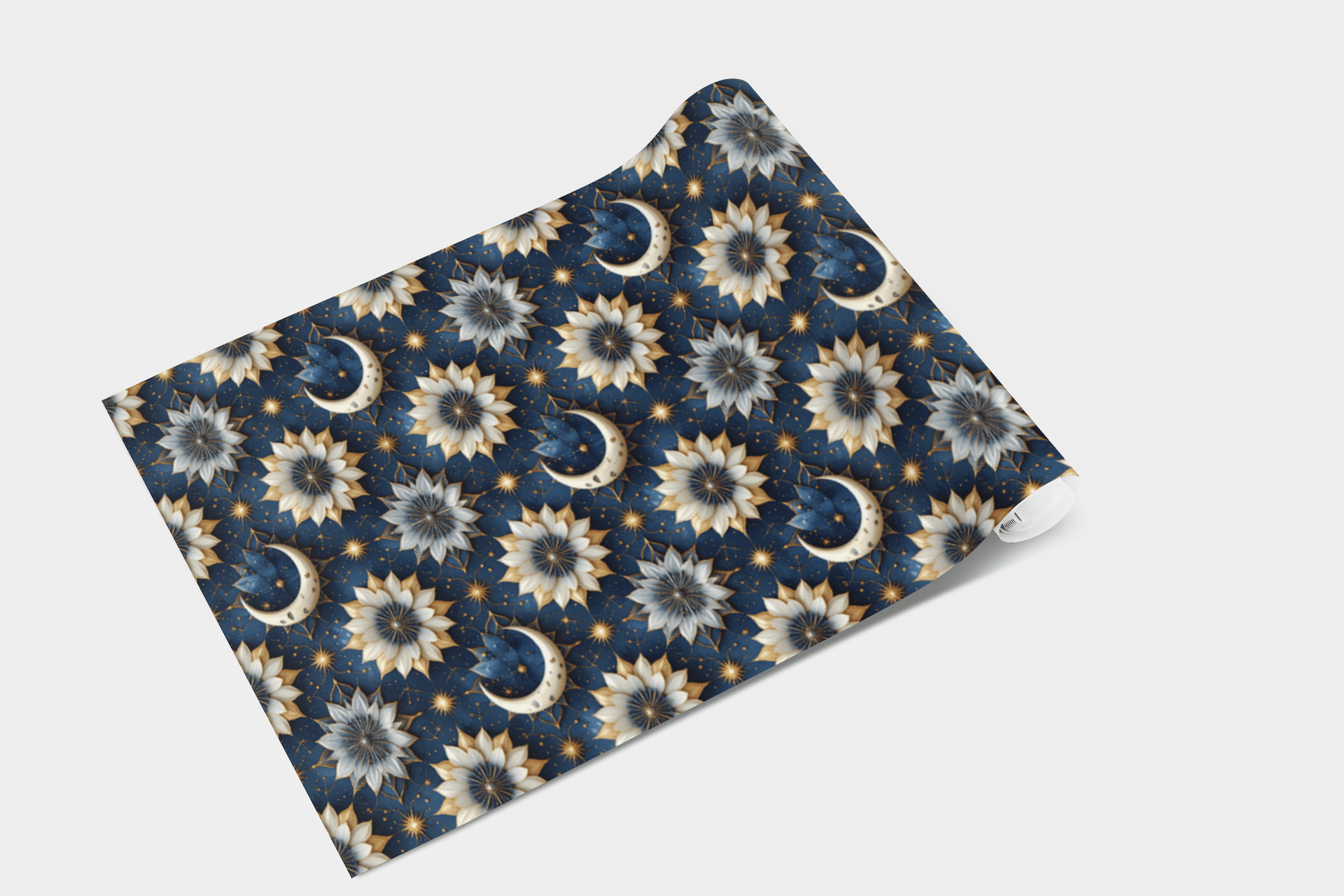 Celestial Garden Moon Wallpaper Peel and Stick Wallpaper | Accent Haus