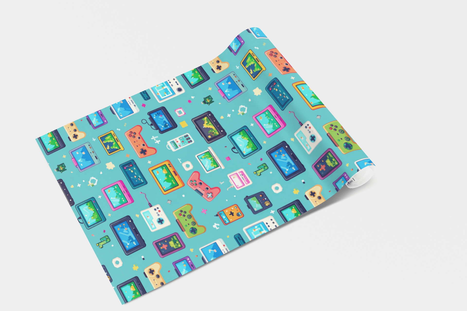Pixel Pocket World Wallpaper Peel and Stick Wallpaper | Accent Haus