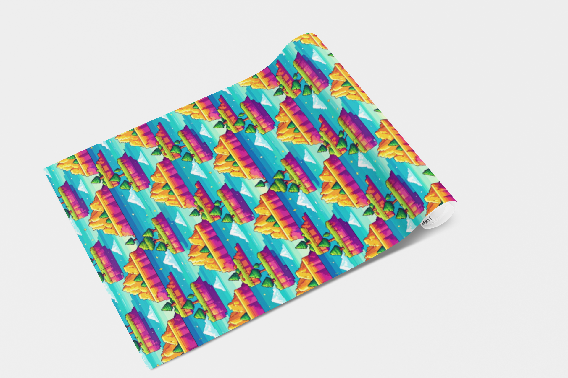 Pixel Kingdom Quest Wallpaper Peel and Stick Wallpaper | Accent Haus