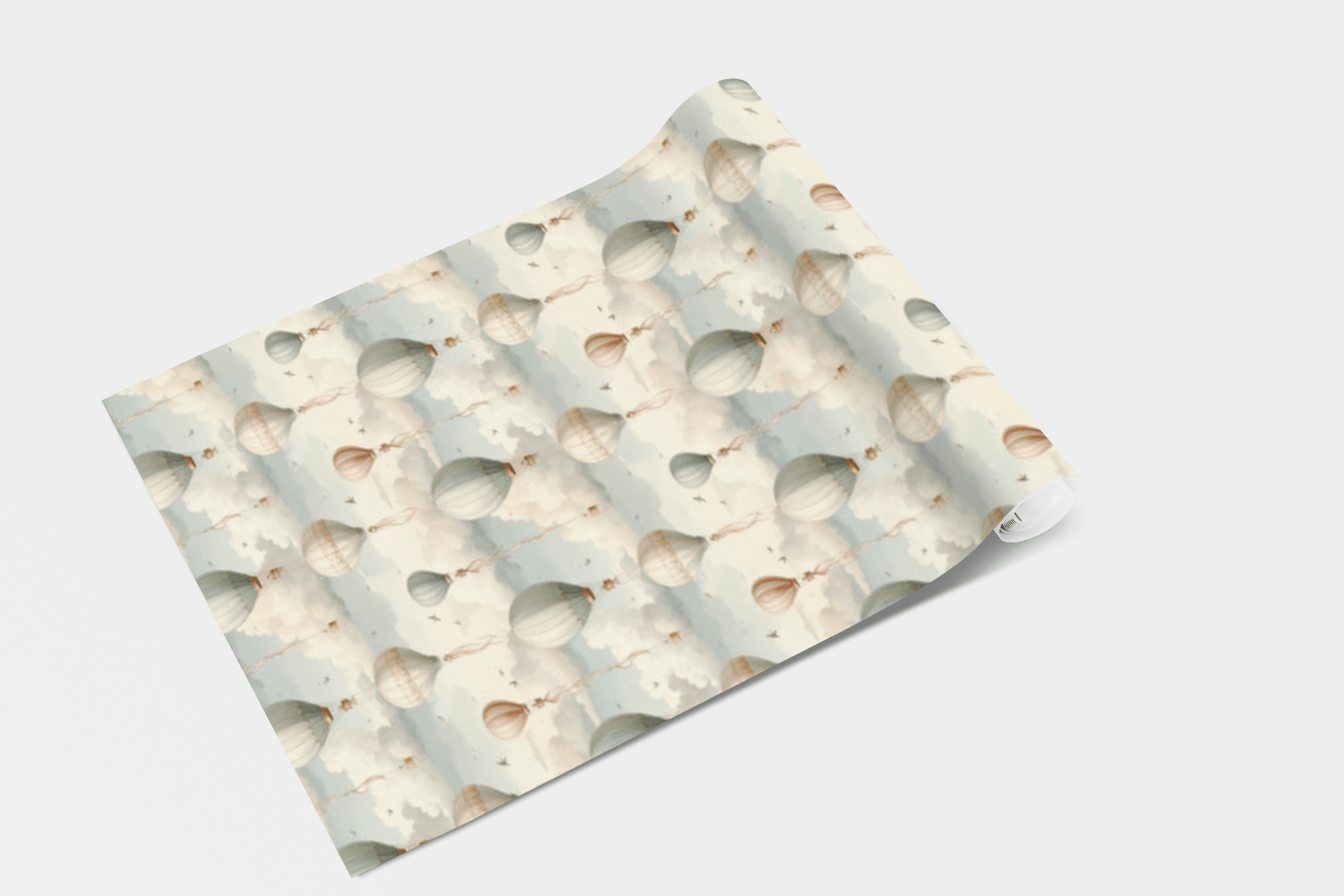 Floating Storybook Balloons Wallpaper Peel and Stick Wallpaper | Accent Haus