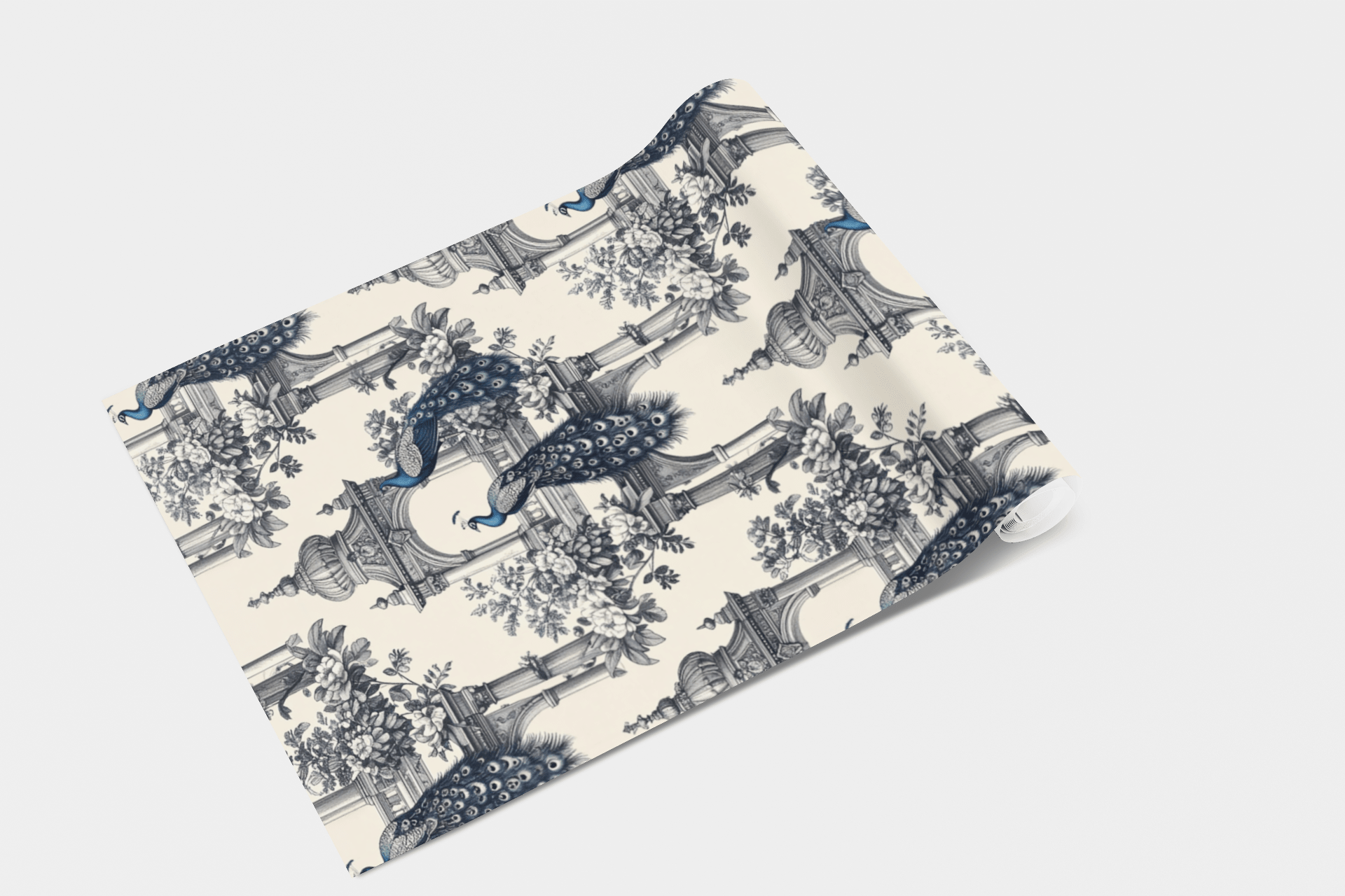 The Peacock Pavilion Wallpaper Peel and Stick Wallpaper | Accent Haus