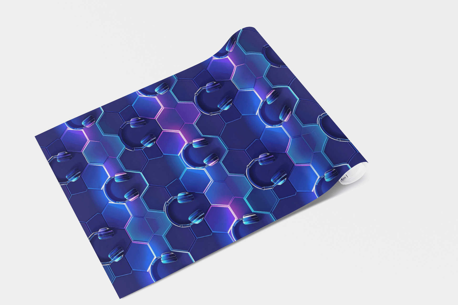 Sleek Neon Gaming Wallpaper Peel and Stick Wallpaper | Accent Haus