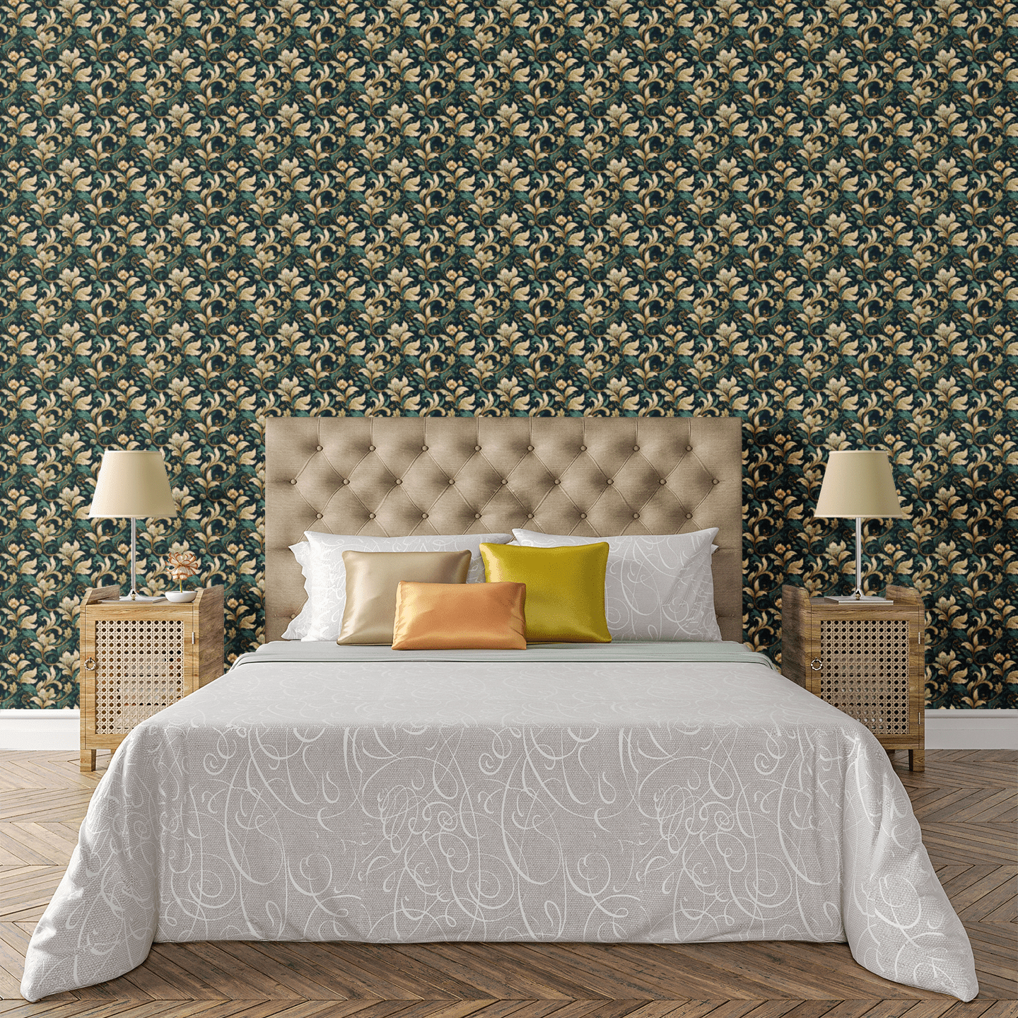 Midnight Majesty Wallpaper Peel and Stick Wallpaper | Accent Haus