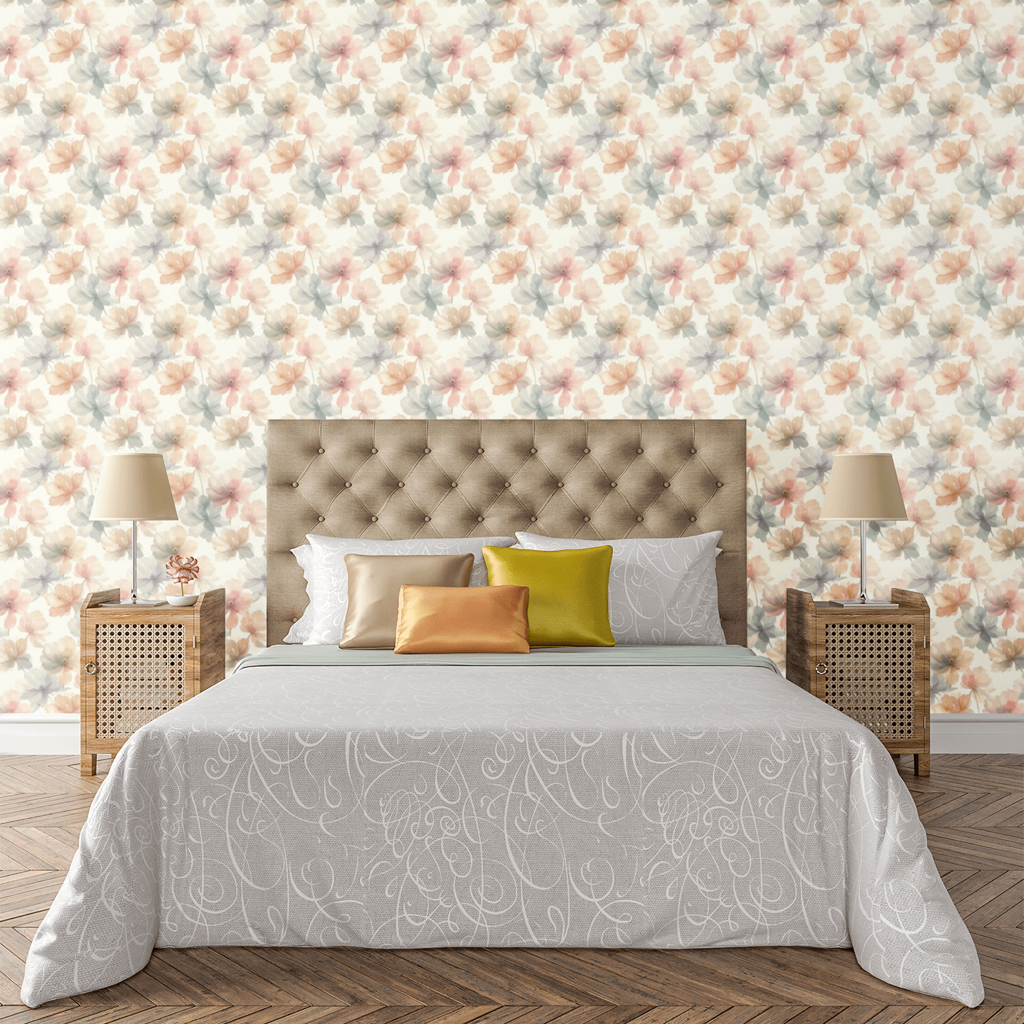 Blossom Breeze Wallpaper Peel and Stick Wallpaper | Accent Haus