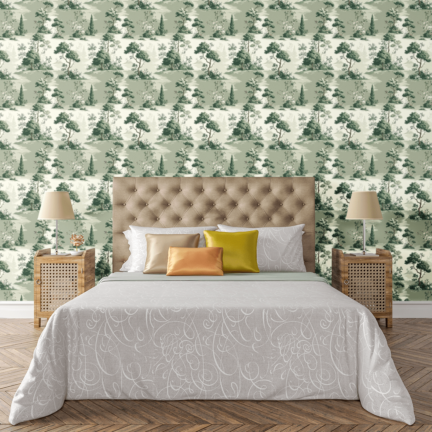 Miniature Garden Trails Wallpaper Peel and Stick Wallpaper | Accent Haus