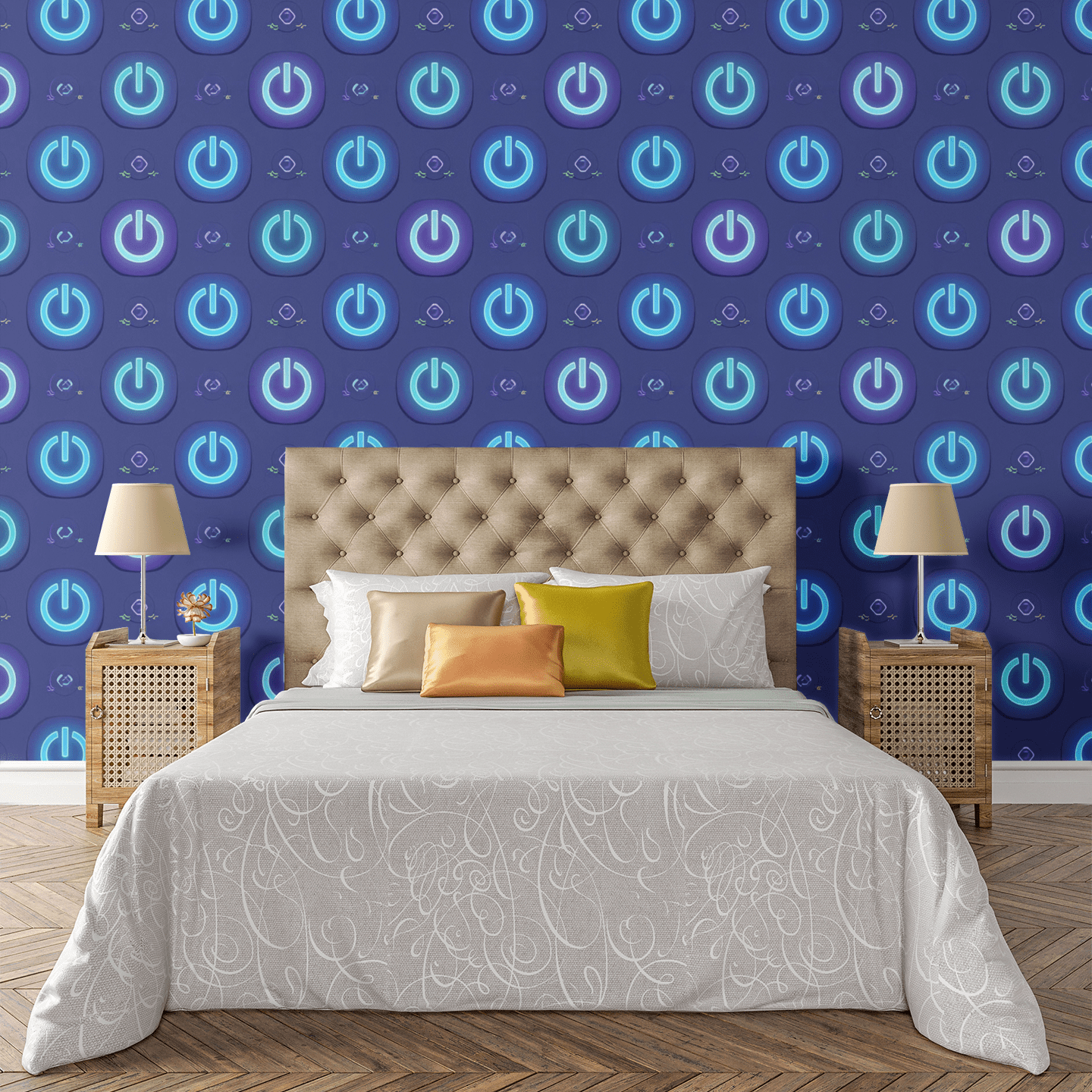 Power Up Pulse Wallpaper Peel and Stick Wallpaper | Accent Haus