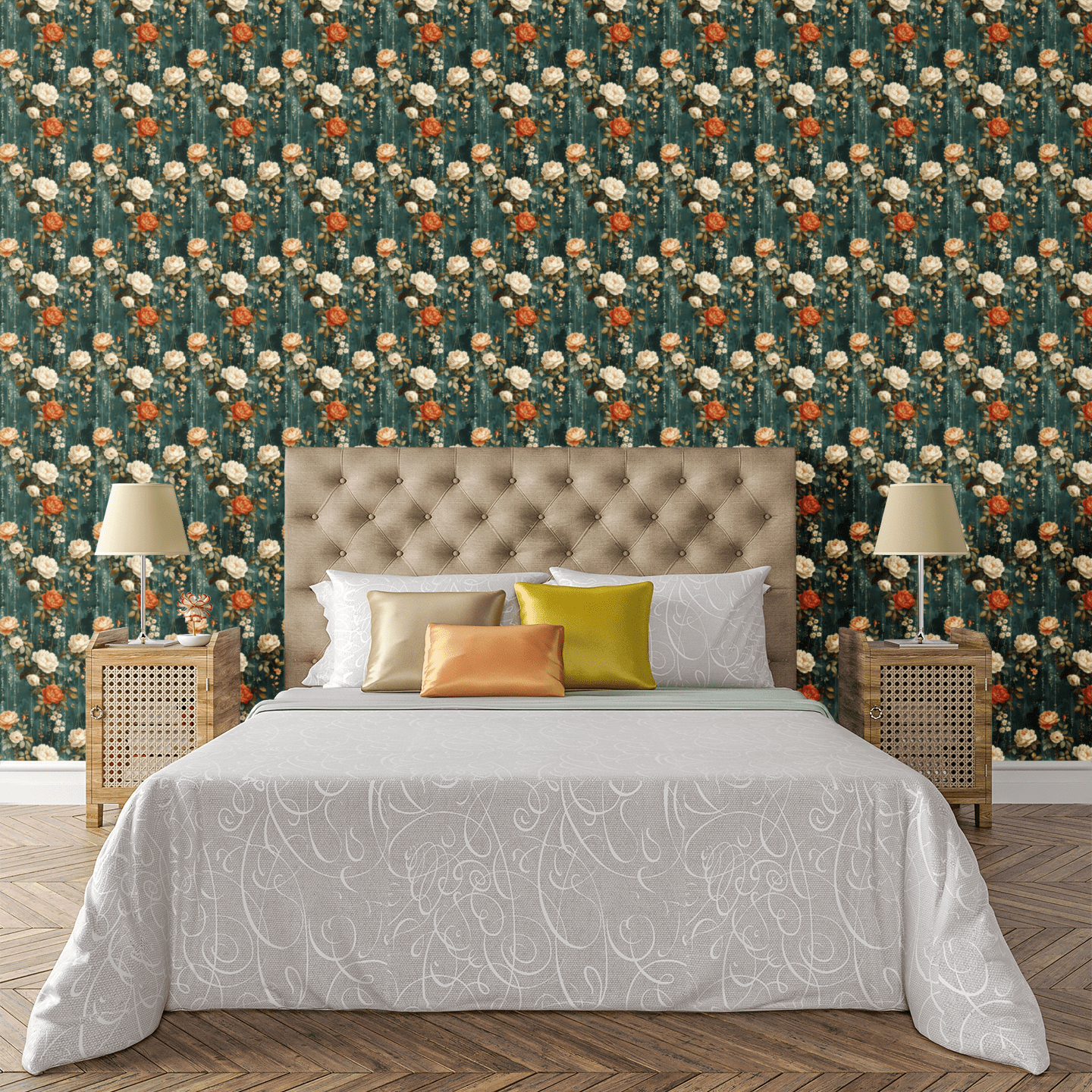 Regal Hanging Gardens Wallpaper Peel and Stick Wallpaper | Accent Haus