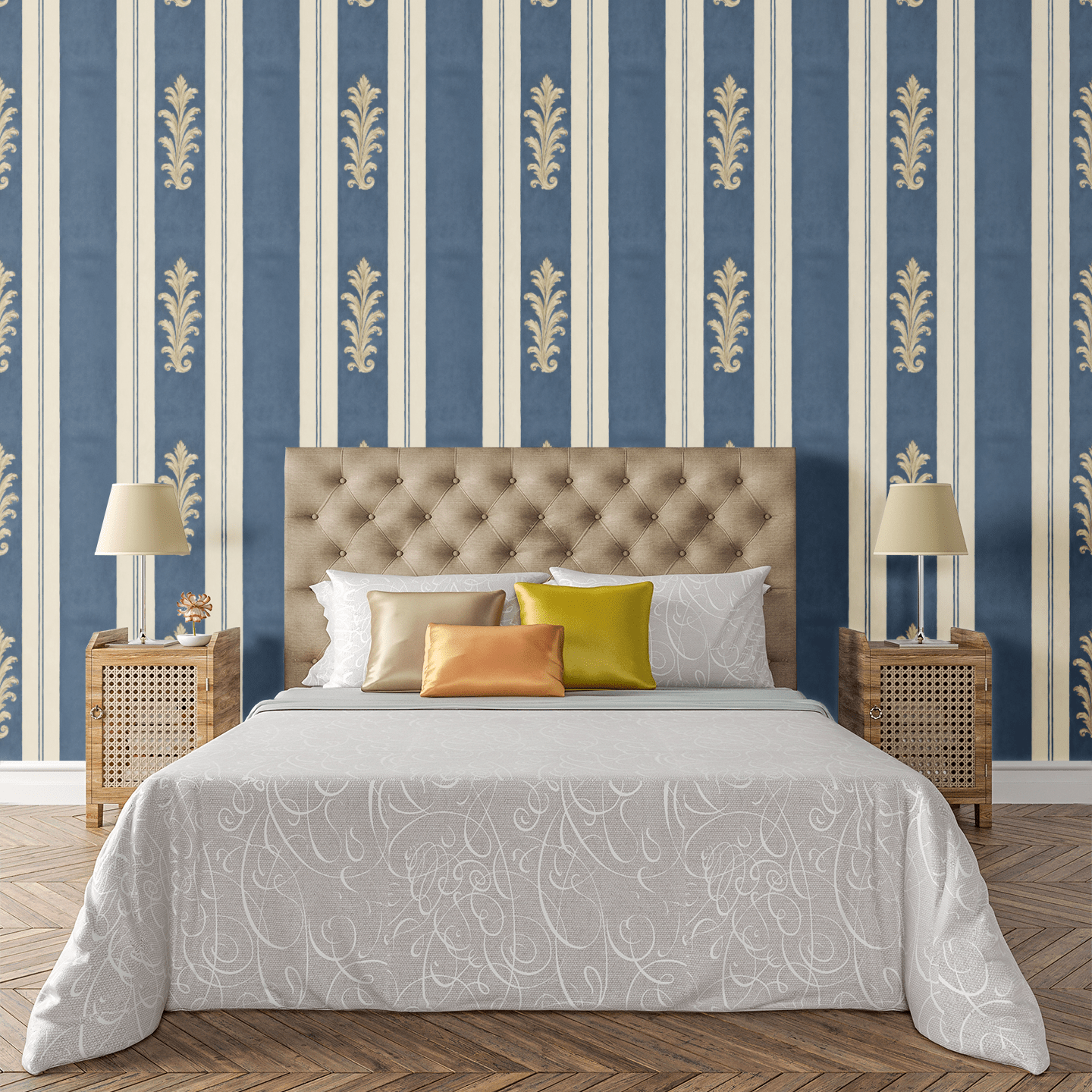 Gallery Stripe Wallpaper Peel and Stick Wallpaper | Accent Haus