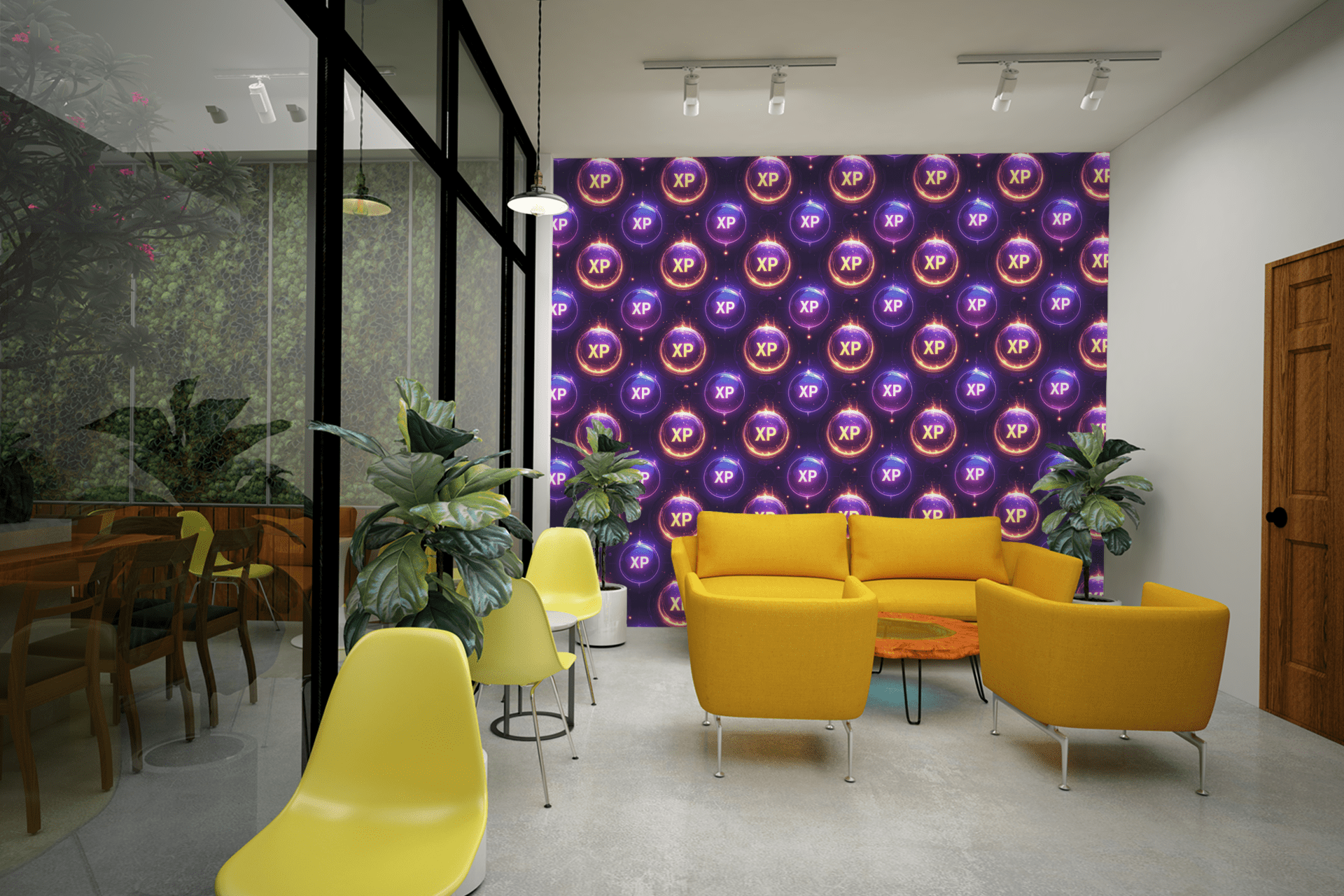 XP Orb Collection Field Wallpaper Peel and Stick Wallpaper | Accent Haus