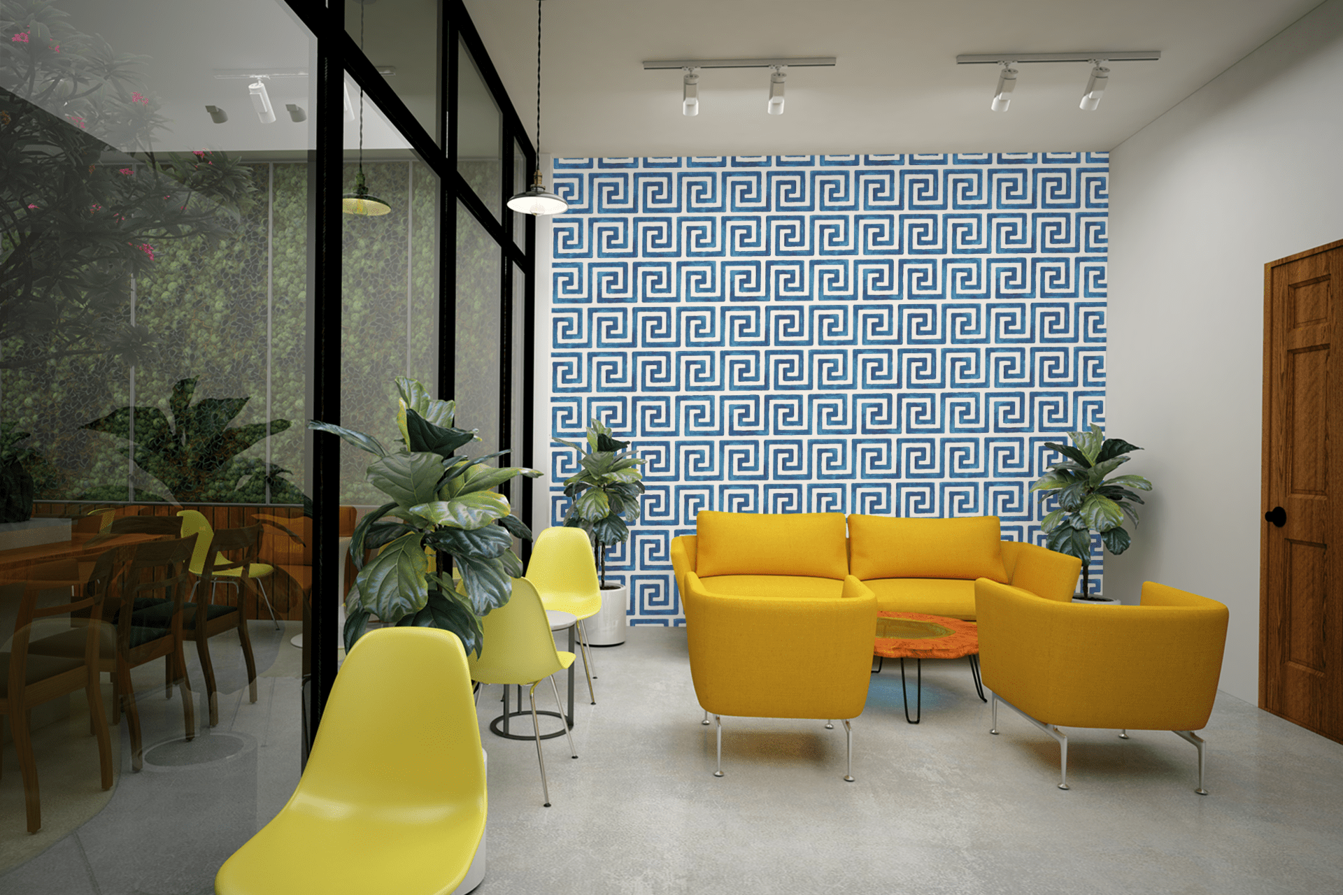Greek Key Wallpaper Peel and Stick Wallpaper | Accent Haus