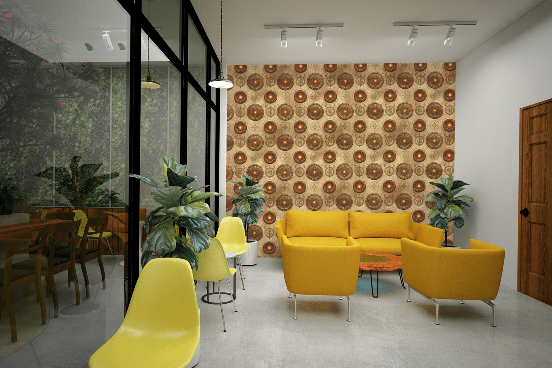 Ancient Seal Unlock Pattern Wallpaper Peel and Stick Wallpaper | Accent Haus