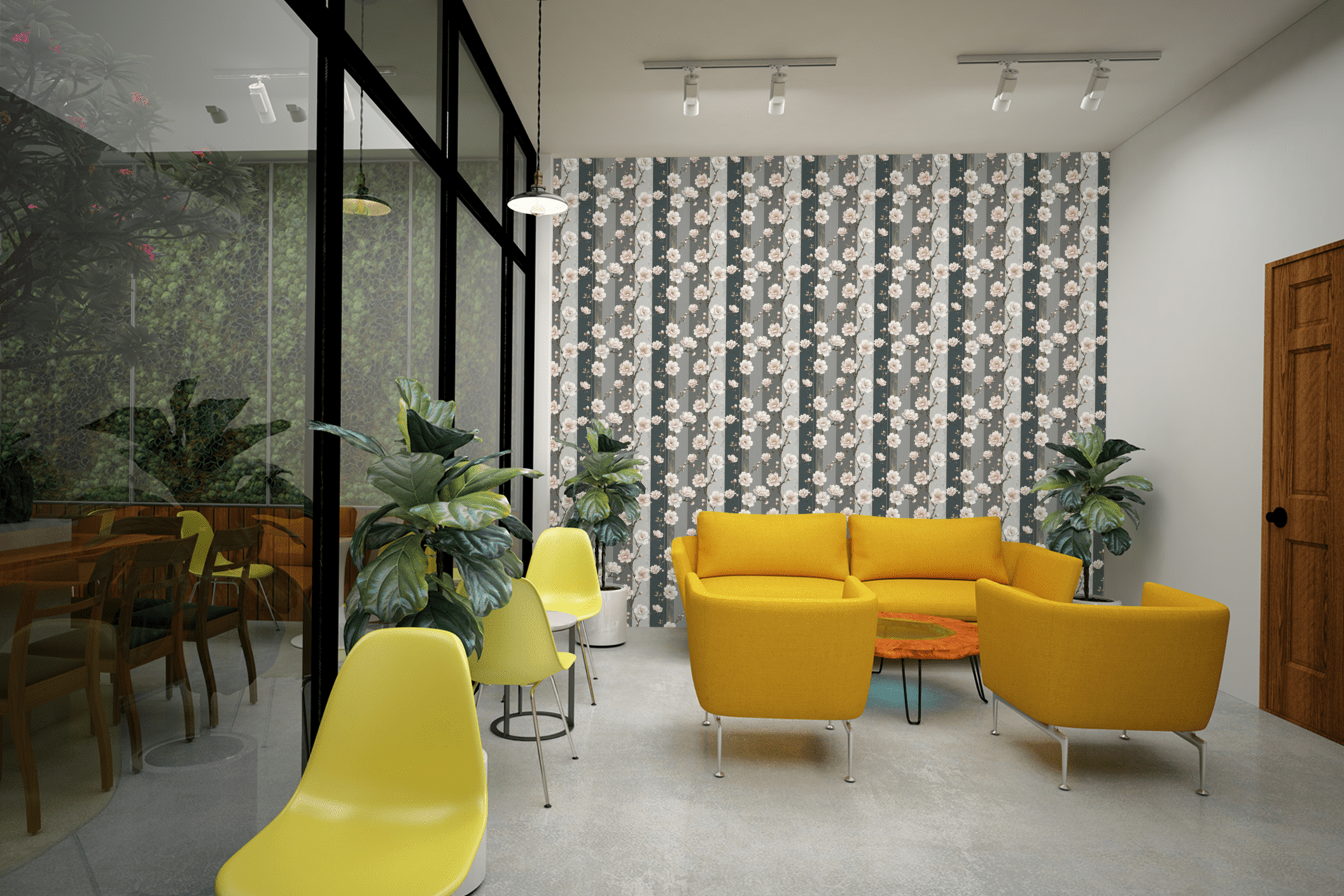 Elegant Cherry Blossom Wallpaper Peel and Stick Wallpaper | Accent Haus