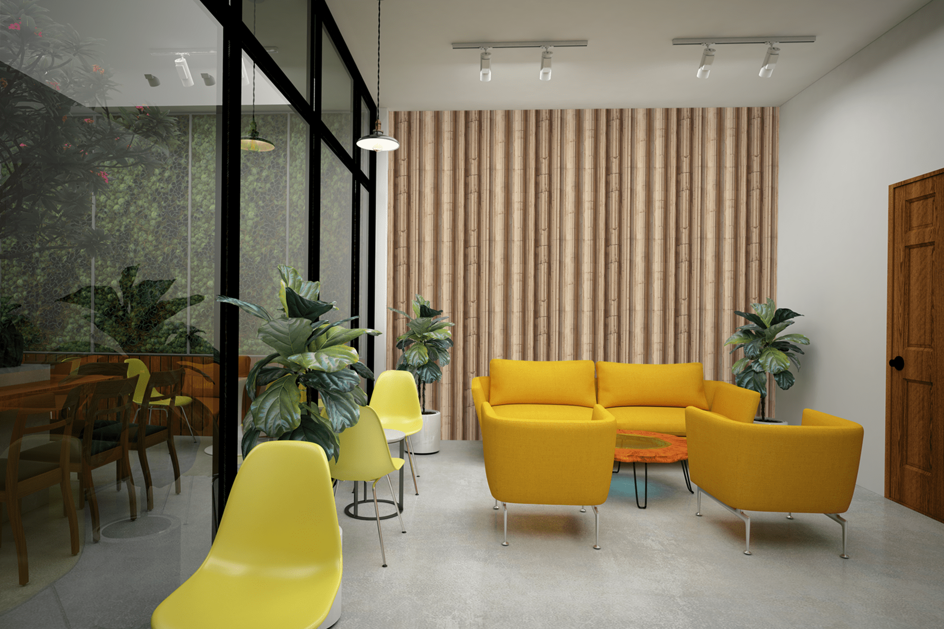 Fluted Corinthia Wallpaper Peel and Stick Wallpaper | Accent Haus