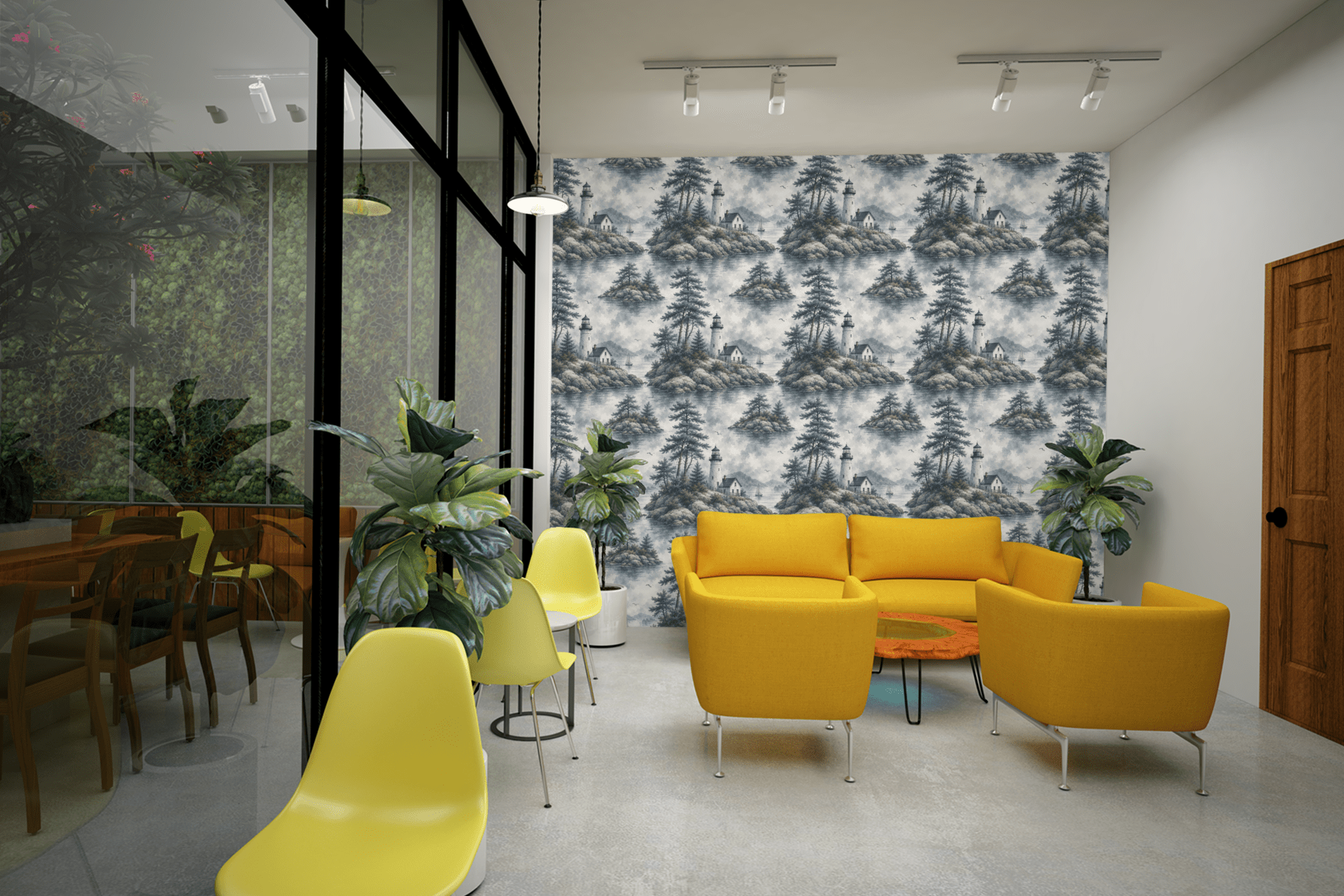 Coastal Mist Wallpaper Peel and Stick Wallpaper | Accent Haus
