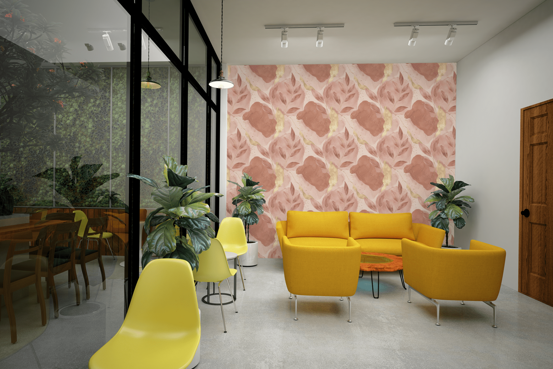 Dusty Rose Clay Wallpaper Peel and Stick Wallpaper | Accent Haus