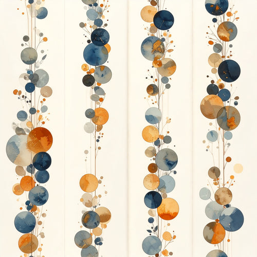 Abstract Vertical Orb Wallpaper