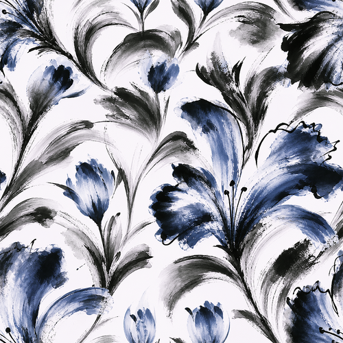 Abstract Ink Wash Wallpaper