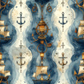 Anchors & Wheels Wallpaper